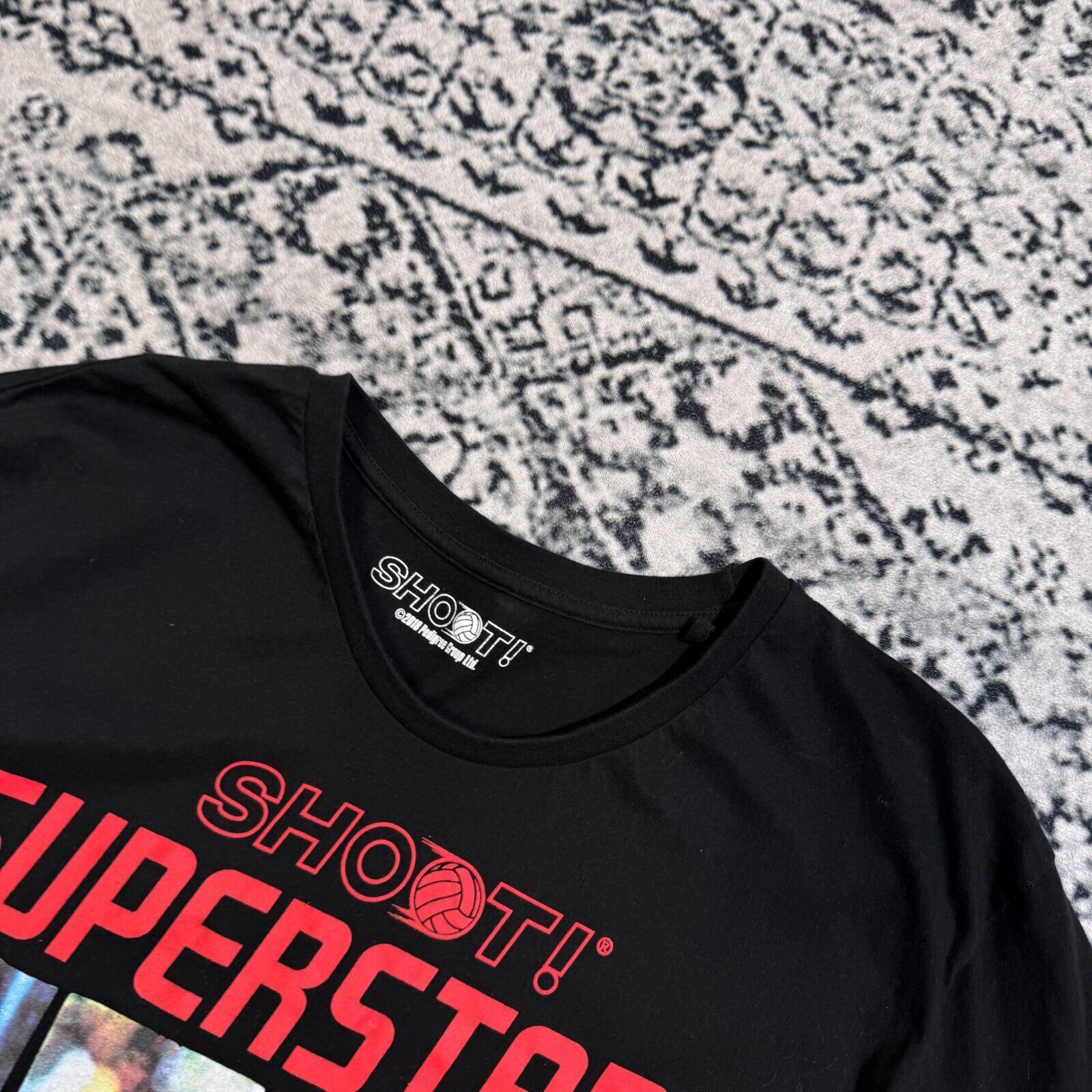 Vintage Vintage Black Cotton T-Shirt XL Soccer Football Jersey 90s Size US XL / EU 56 / 4 - 4 Thumbnail