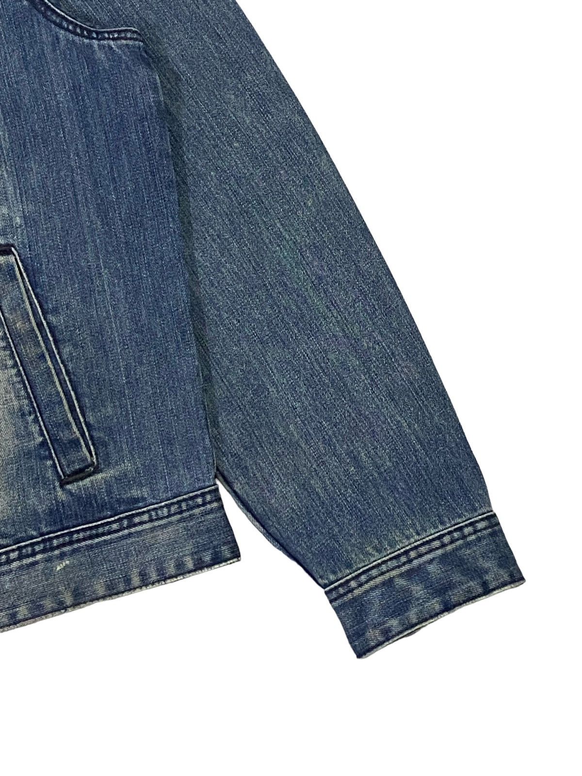 Jean Paul Gaultier Jean Paul Glaultier Distressed Denim Jacket Size US XL / EU 56 / 4 - 14 Thumbnail