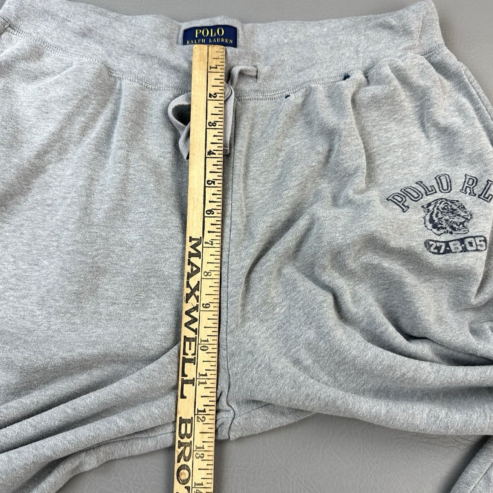 Polo Ralph Lauren Polo Ralph Lauren Pants Mens XL Gray Jogger Lounge Sleepwear Tiger Logo Polo RL Size US XL / EU 56 / 4 - 5 Thumbnail