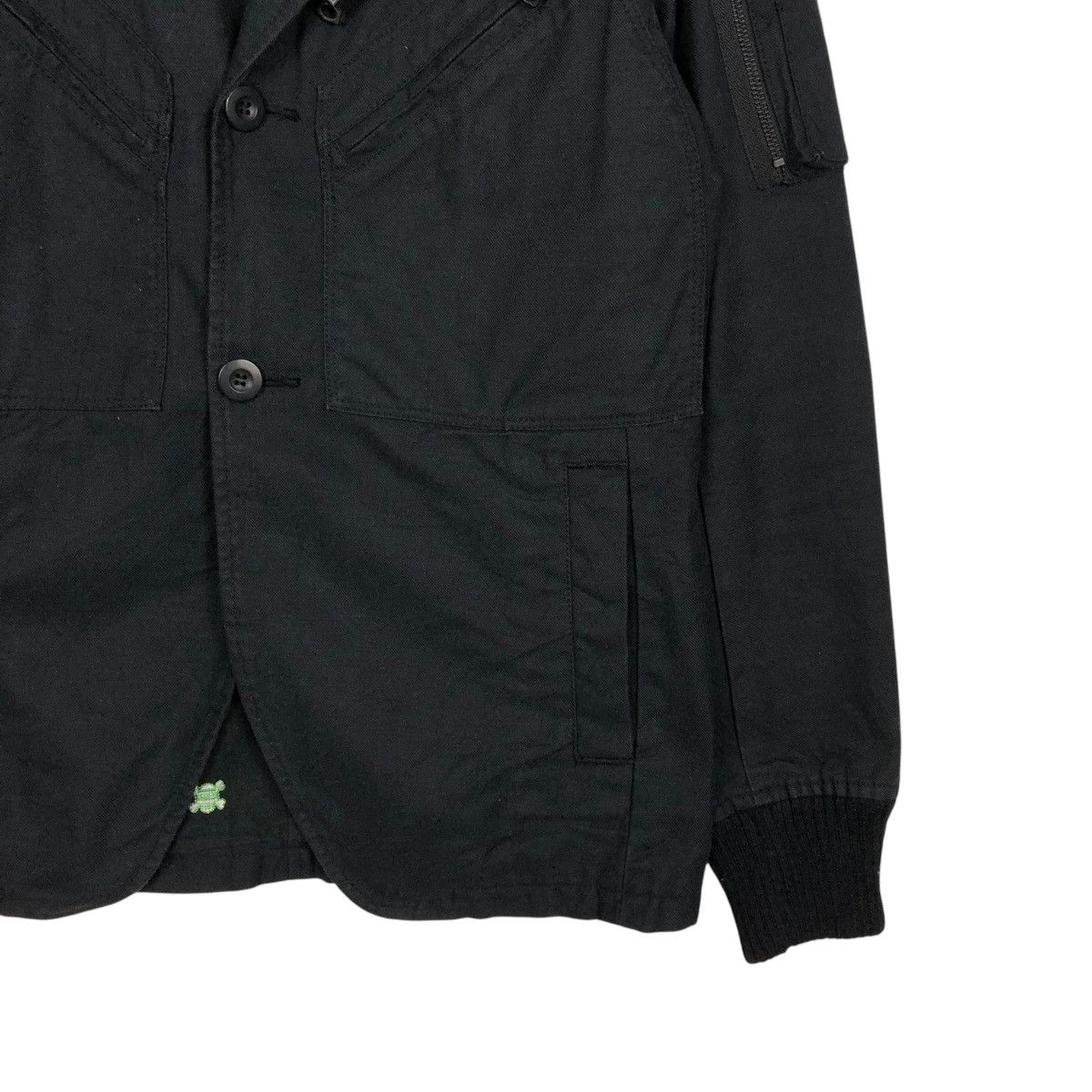Hysteric Glamour 🔥RICH BLACK BIKER BONDAGE JACKET DOARAT CARGO POCKETS Size US M / EU 48-50 / 2 - 7 Thumbnail
