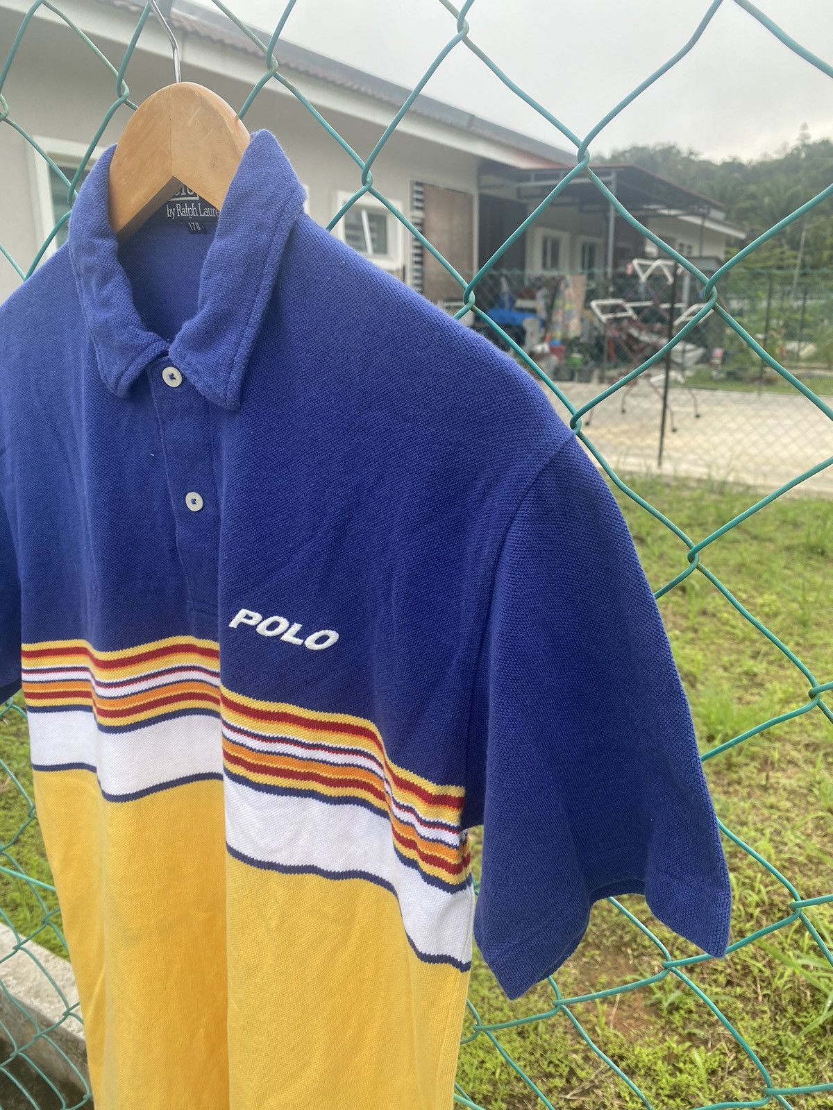 Polo Ralph Lauren Polo Ralph Lauren Stripe Polo Tee Size US S / EU 44-46 / 1 - 5 Thumbnail