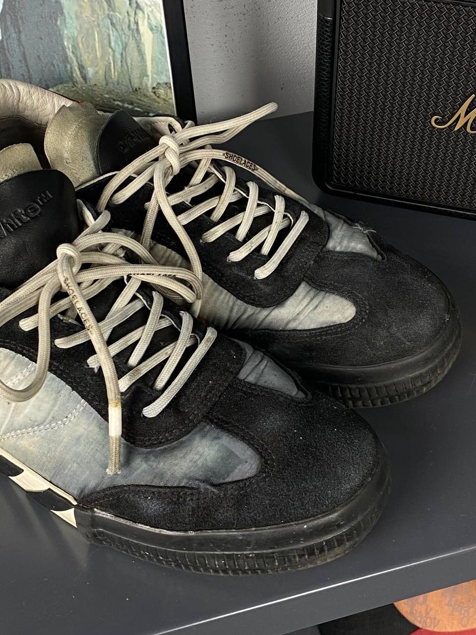 Off-White × Virgil Abloh Off White Vulcanized Leather Low Sneaker Size US 8.5 / EU 41-42 - 6 Thumbnail