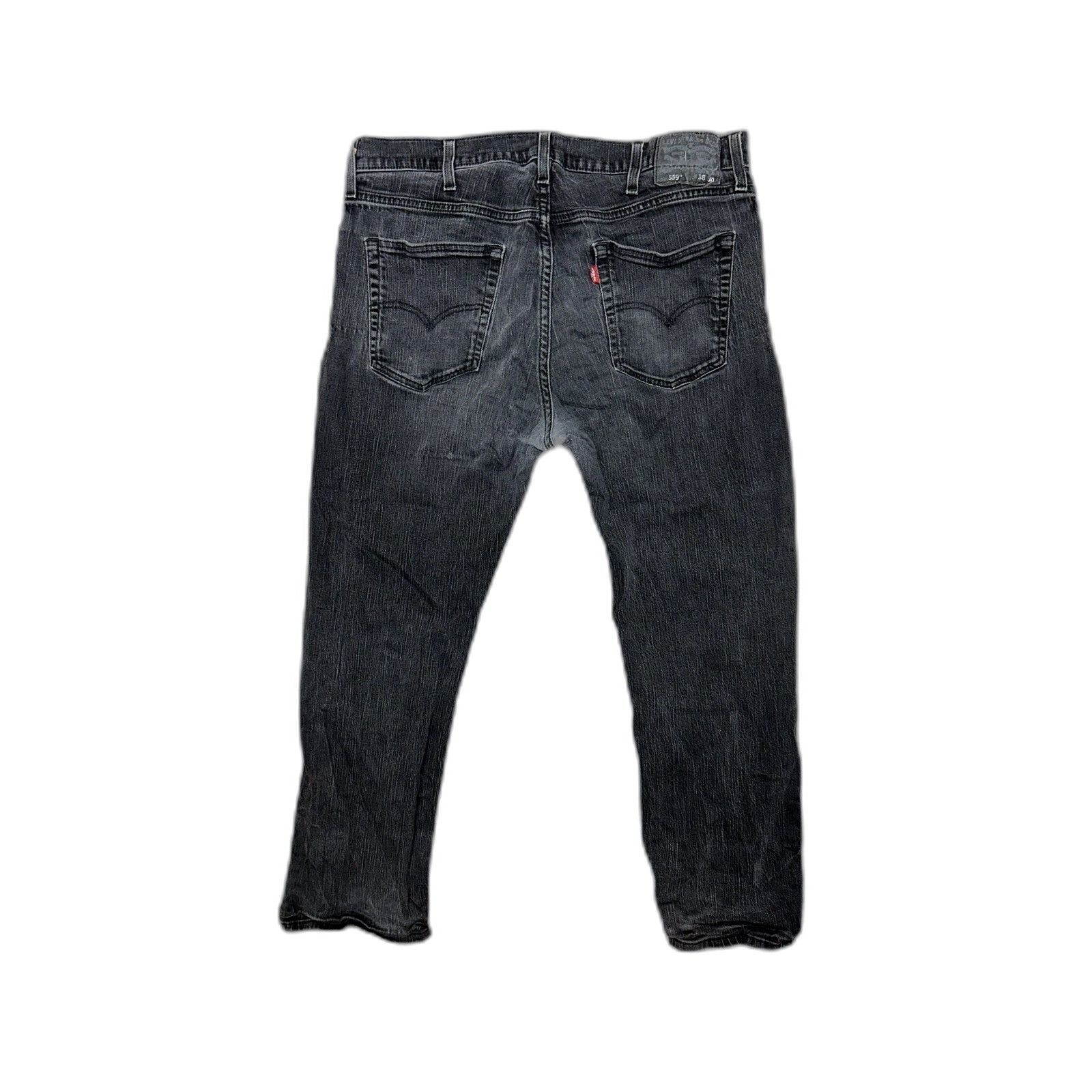 Levi's Levi's 559 Jeans Black Mens 38x30 Denim Stretch Fit Size US 38 / EU 54 - 1 Thumbnail