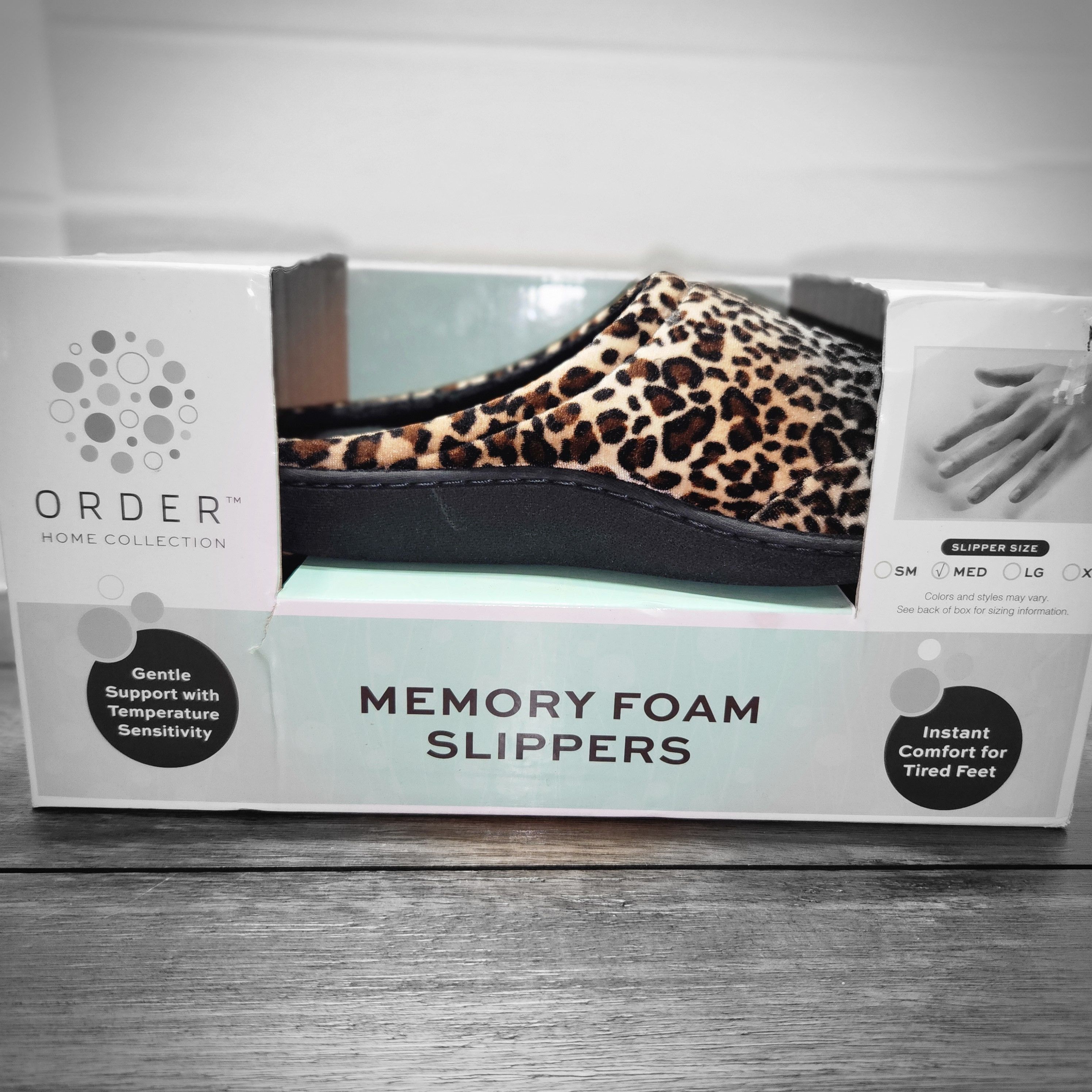 Other Order Memory Foam Slippers NIB Med Size US 8.5 / IT 38.5 - 1 Thumbnail