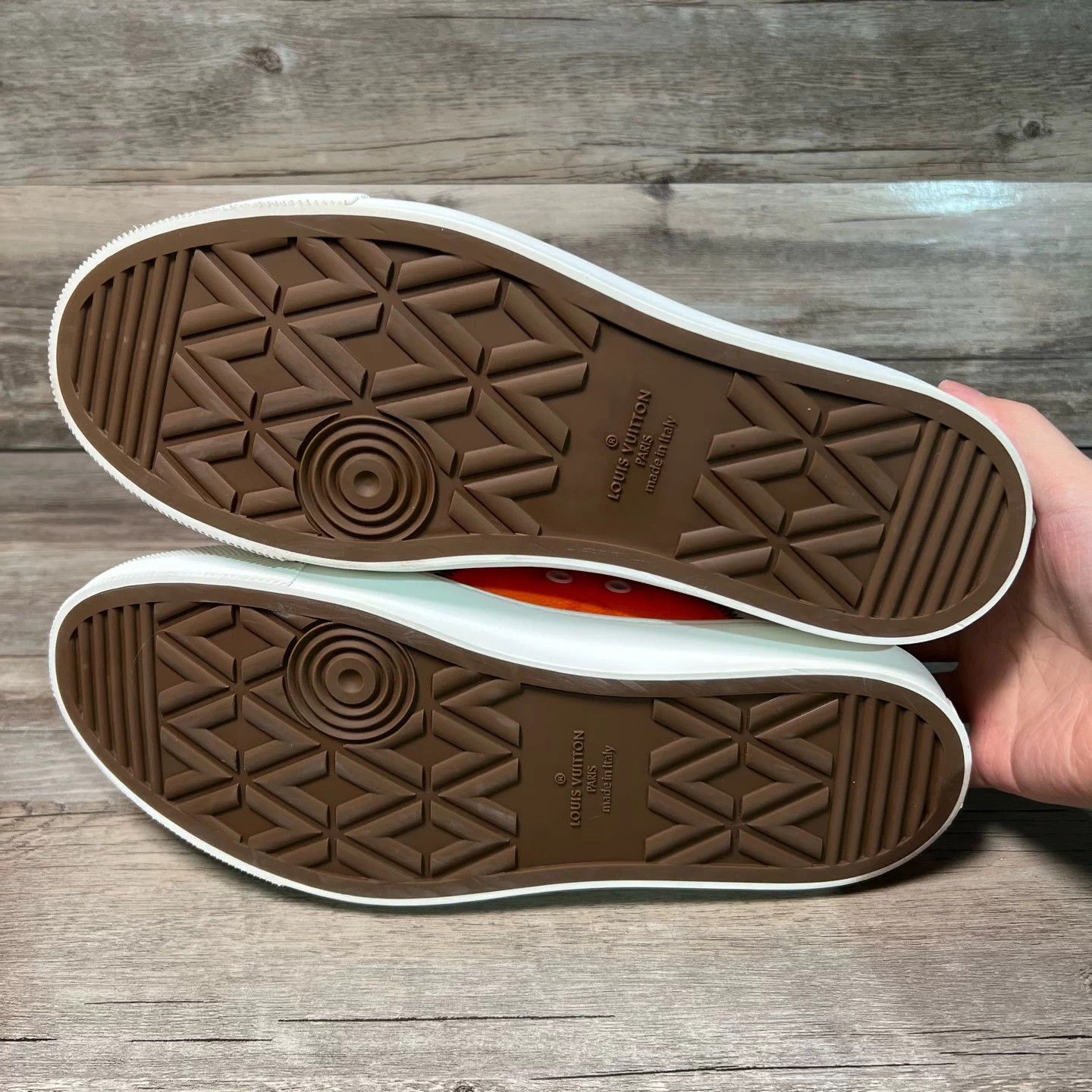 Louis Vuitton LV Tattoo White/Blue Low Top Casual Sneaker UK9 Size US 10 / EU 43 - 6 Thumbnail