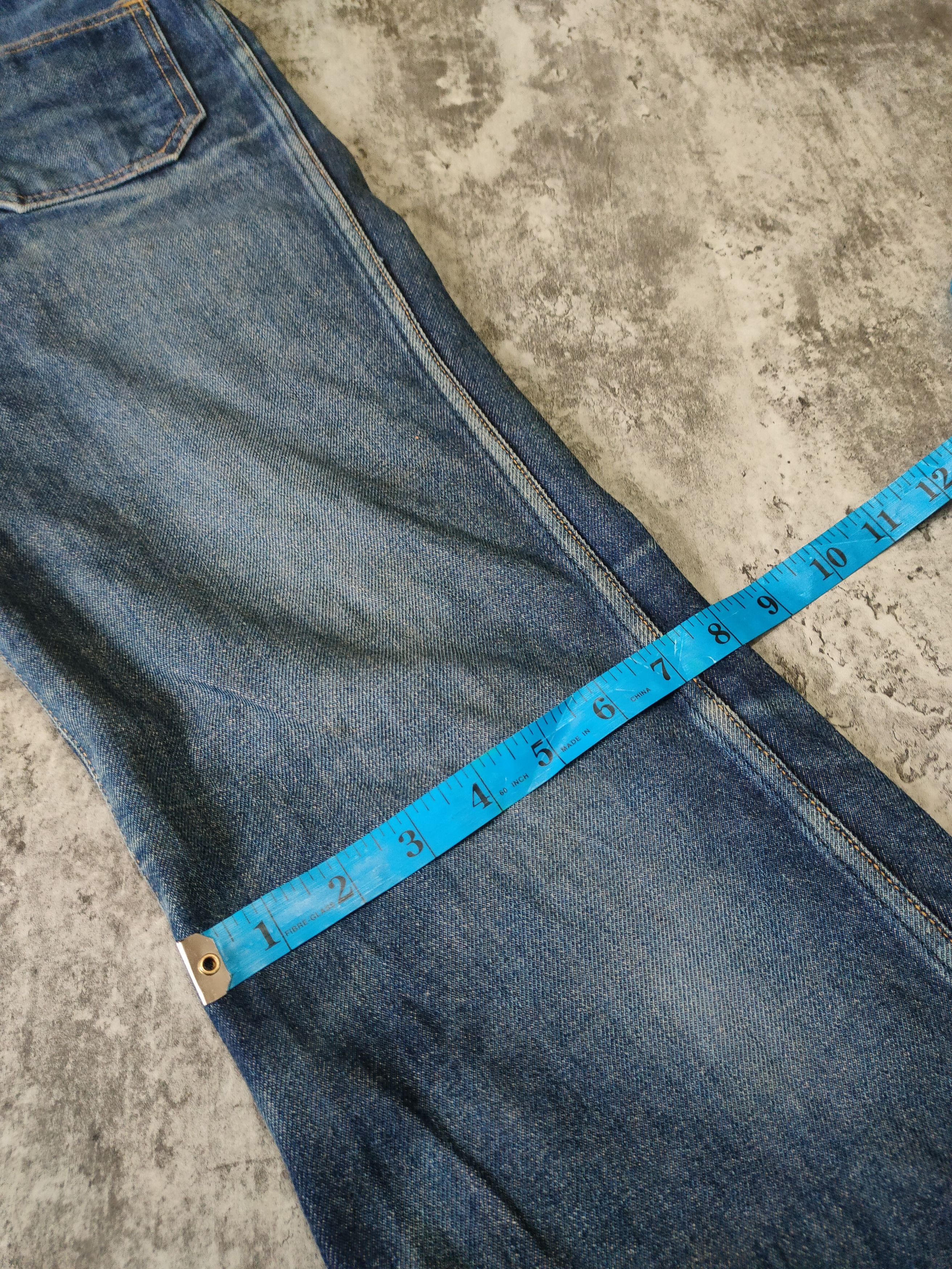 Tornado Mart Vintage Big John Distressed Super Flare Jeans Size US 32 / EU 48 - 20 Thumbnail