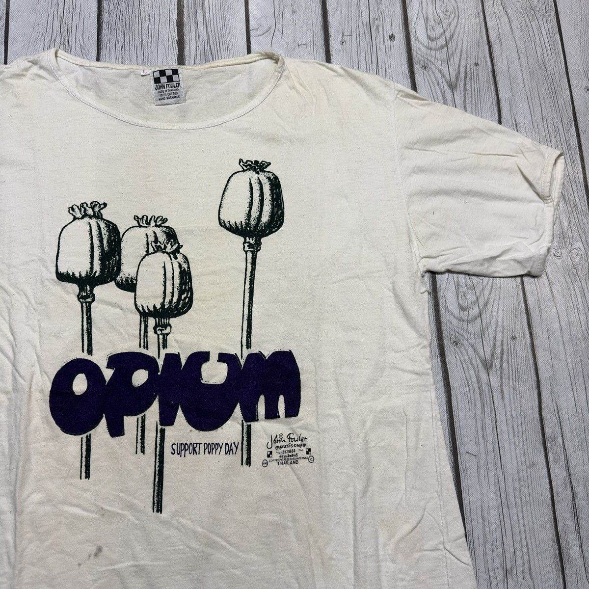 Vintage Vintage Opium tee Size US L / EU 52-54 / 3 - 4 Thumbnail