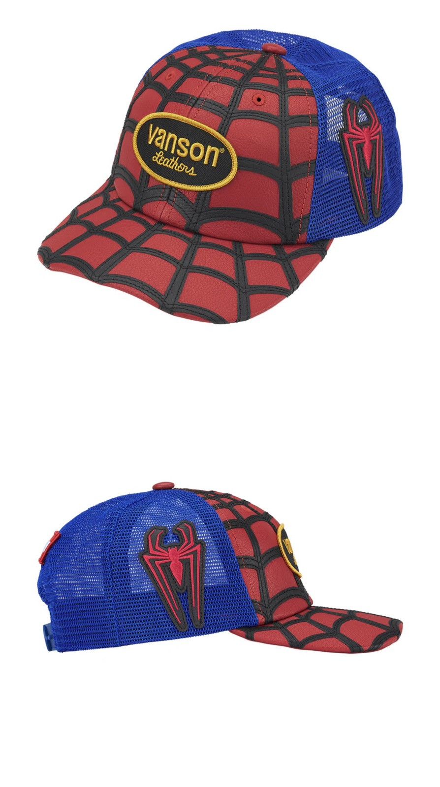 Supreme × Vanson Leathers Supreme/Vanson Leathers Spider-Man Mesh