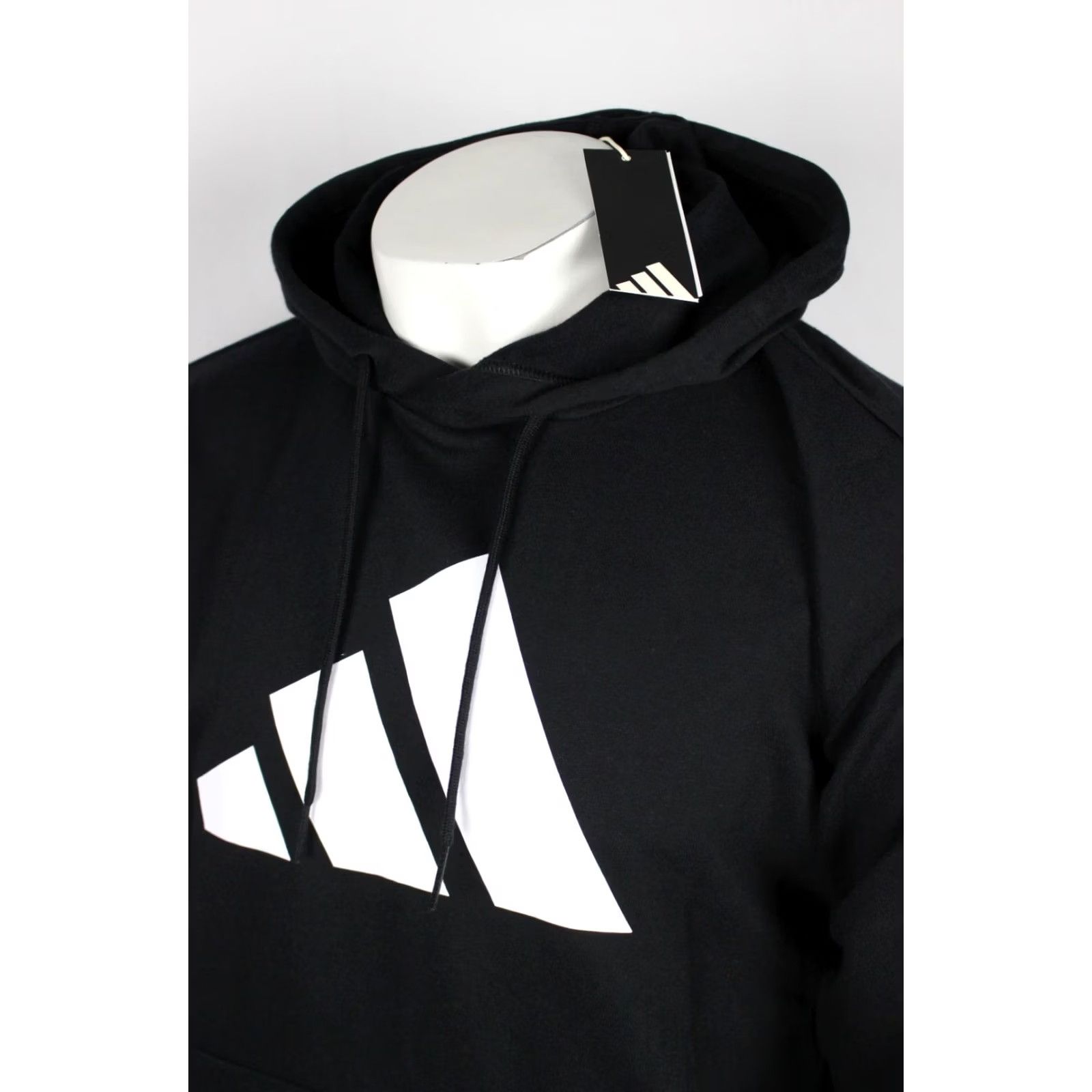 Adidas Adidas Men's Big Logo Fleece Hoodie Sweatshirt Long Sleeve M Medium Black JY6603 Size US M / EU 48-50 / 2 - 3 Thumbnail