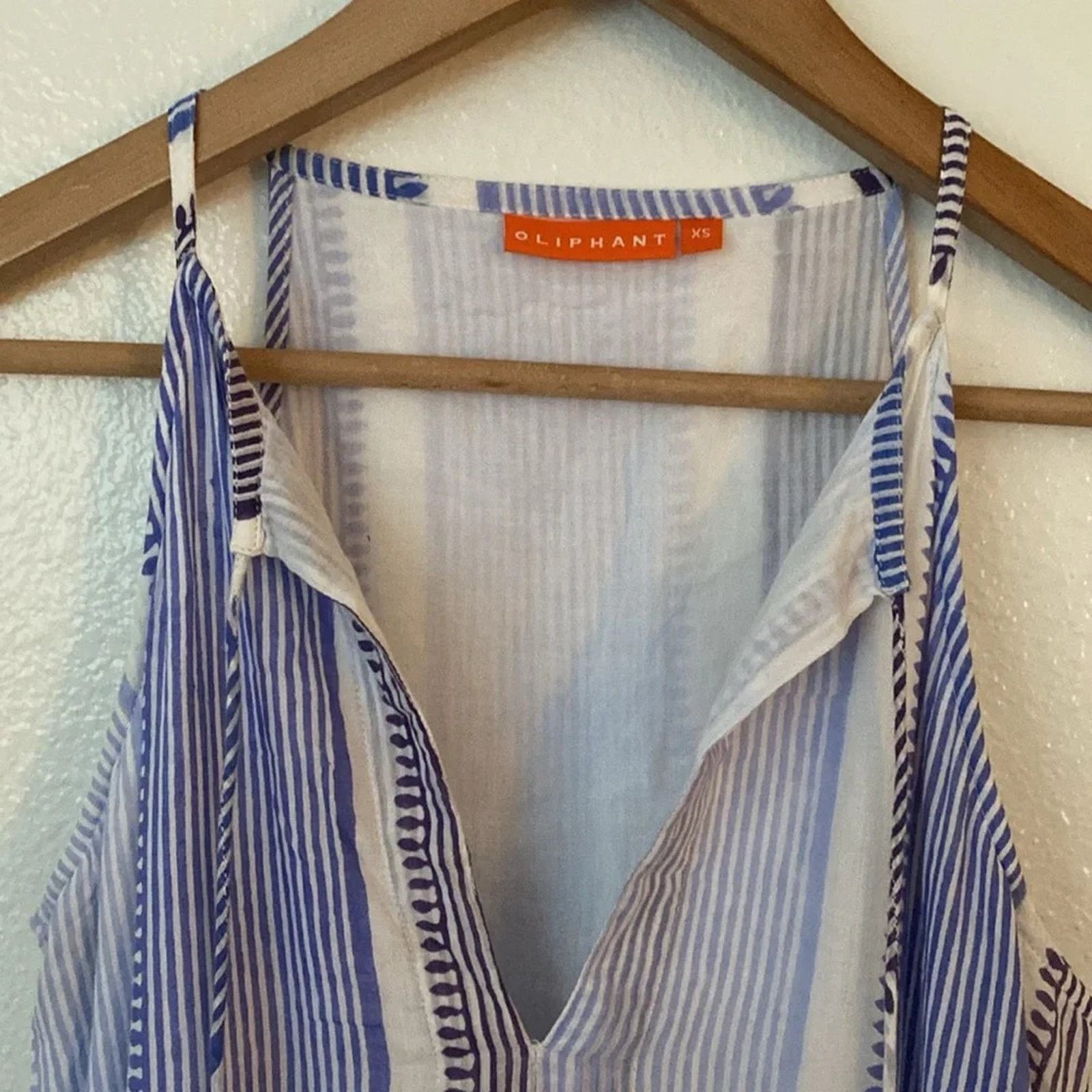 Oliphant Oliphant XS Camden Blue Maxi Dress Size XS / US 0-2 / IT 36-38 - 2 Thumbnail