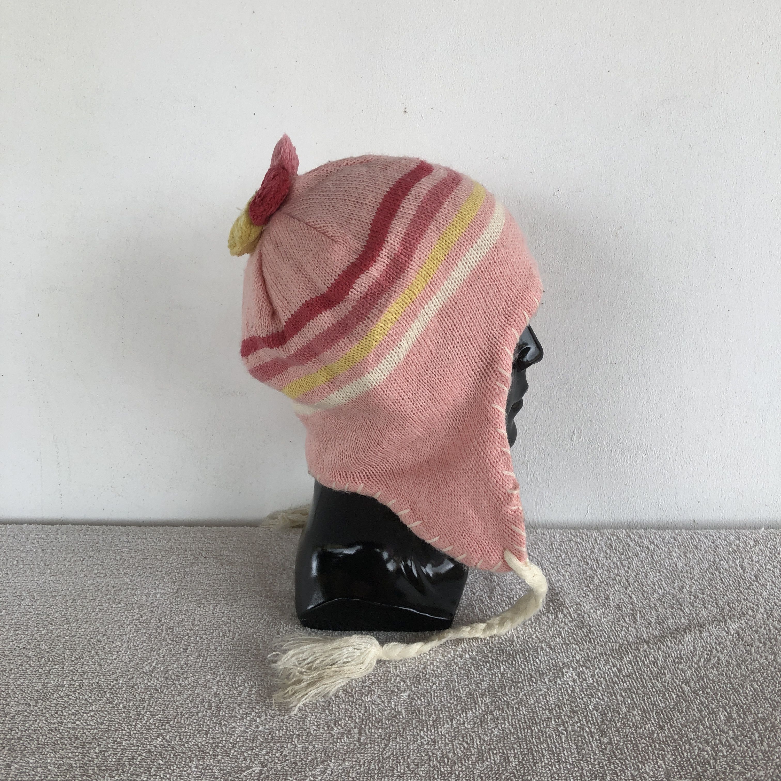 Japanese Brand Vintage 90s Hush Hush Earflap Beanie Snow Caps Hats Size ONE SIZE - 3 Thumbnail