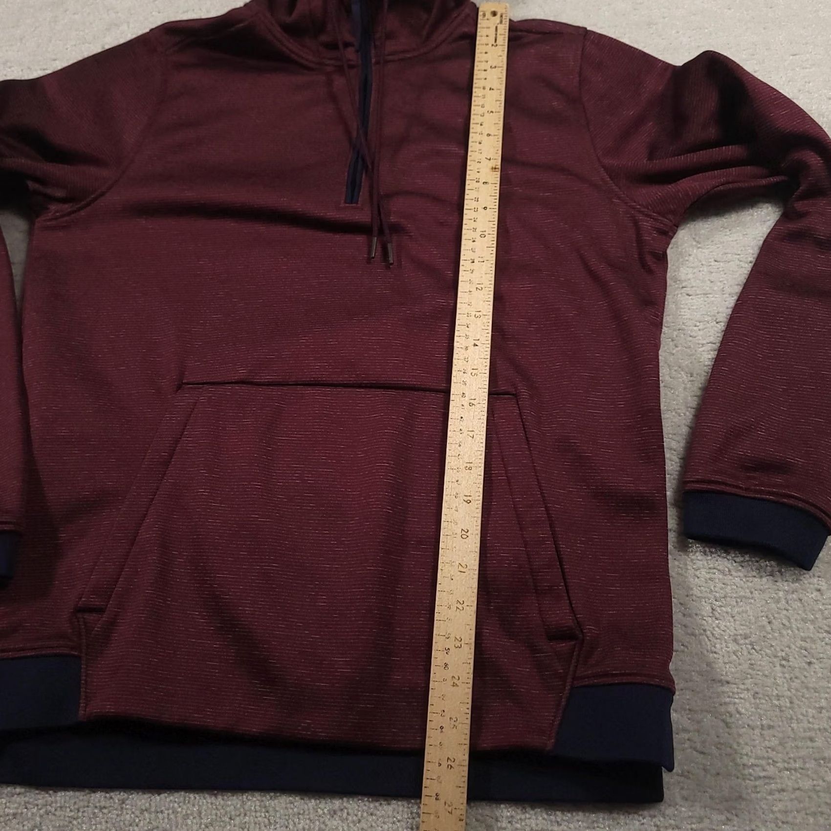 Under Armour Under Armour Hoodie Mens Medium Red ColdGear Pullover Fitted Athletic Sweatshirt Size US M / EU 48-50 / 2 - 6 Thumbnail