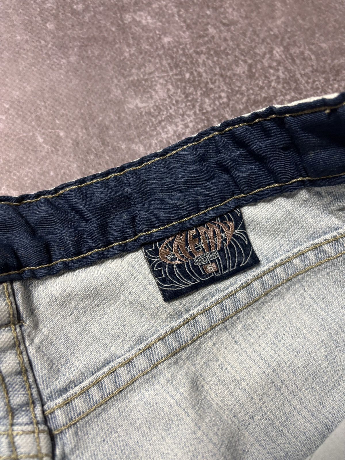 Hysteric Glamour CRAZY FLARED VINTAGE FADE JEANS y2k if six was nine style Size US 30 / EU 46 - 5 Thumbnail