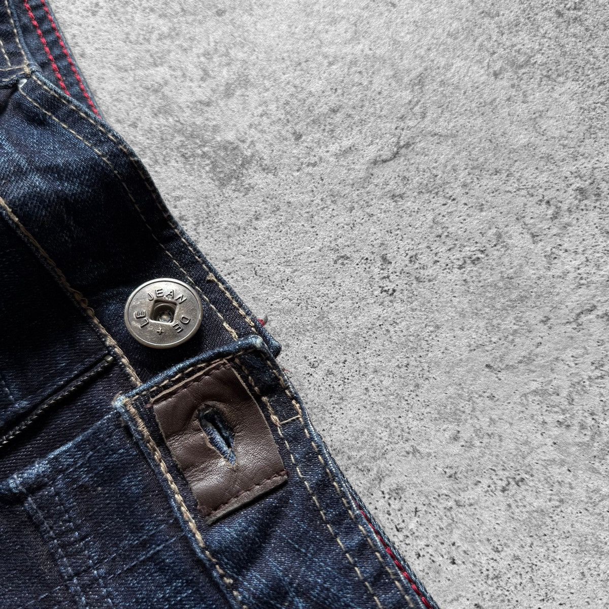 Marithe + Francois Girbaud Marithe Francois Girbaud Womens Dark Blue Denim Jeans Size 34" / US 12 / IT 48 - 6 Thumbnail