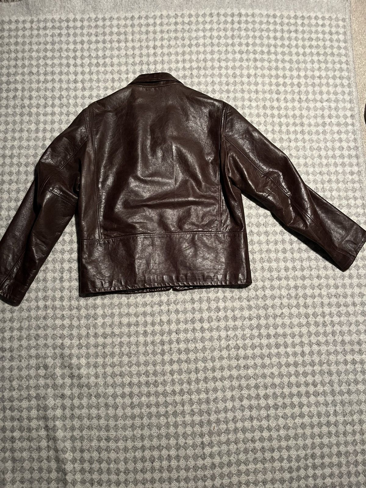 Vera Pelle Vera Pelle Brown Cow Leather Jacket Made in Italy Size US L / EU 52-54 / 3 - 2 Thumbnail