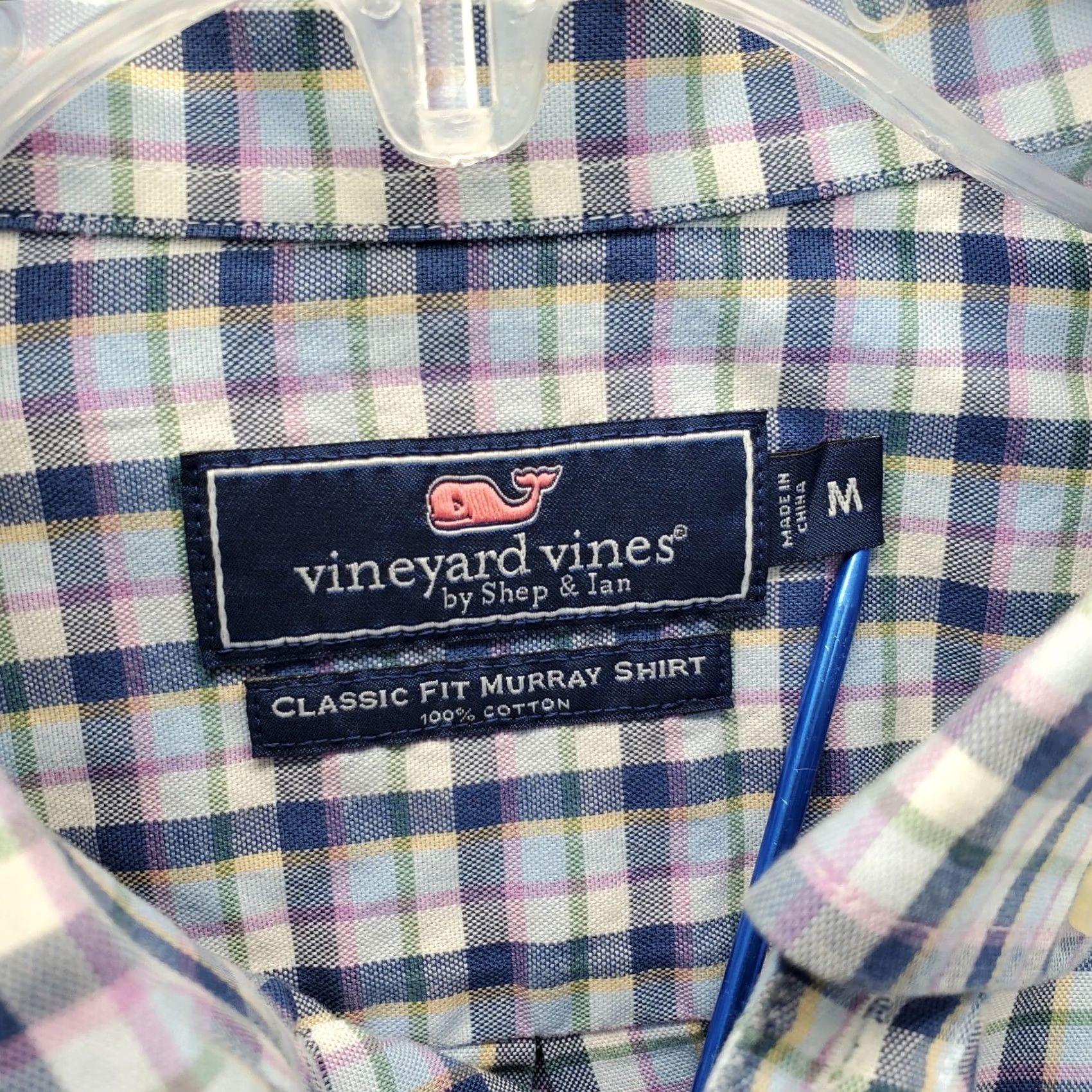 Vineyard Vines Vineyard Vines Murray Shirt Mens M Multi Plaid Classic Fit Chest Pocket Collared Shirt Size US M / EU 48-50 / 2 - 6 Thumbnail