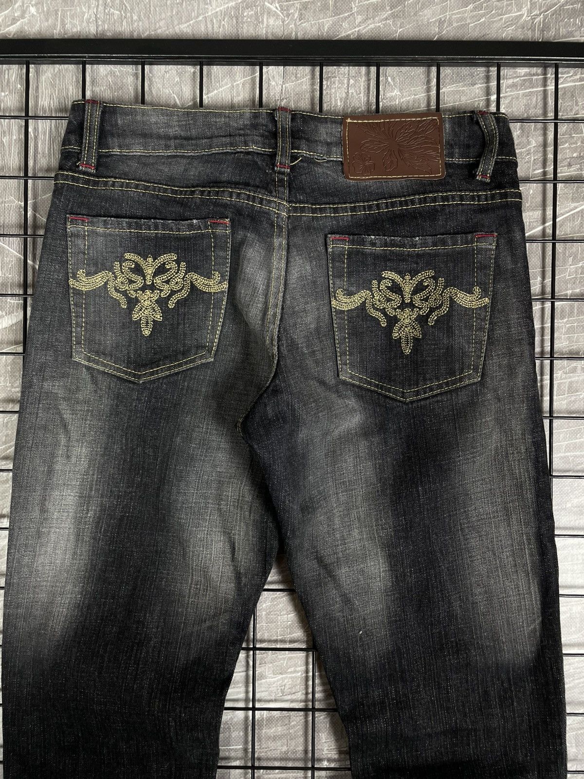 If Six Was Nine 2000s Y2K Fade Bootcut Jeans Miss Sixty LGB Japanese Style Size 30" / US 8 / IT 44 - 4 Thumbnail