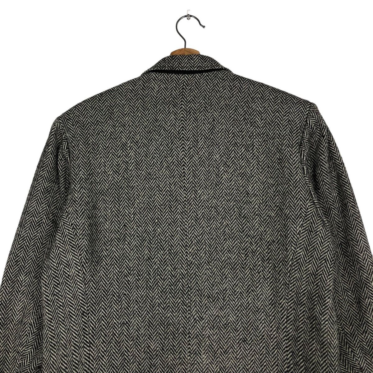 Issey Miyake 🔥VTG IS ISSEY MIYAKE WOOL JACKET HERRINGBONE DOUBLE BREAST Size US M / EU 48-50 / 2 - 9 Thumbnail