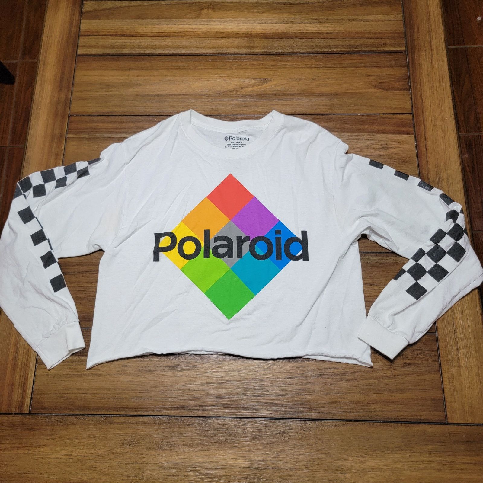 Polaroid Polaroid LS Crop Tee Classic Logo - Size Medium Size M / US 6-8 / IT 42-44 - 1 Thumbnail