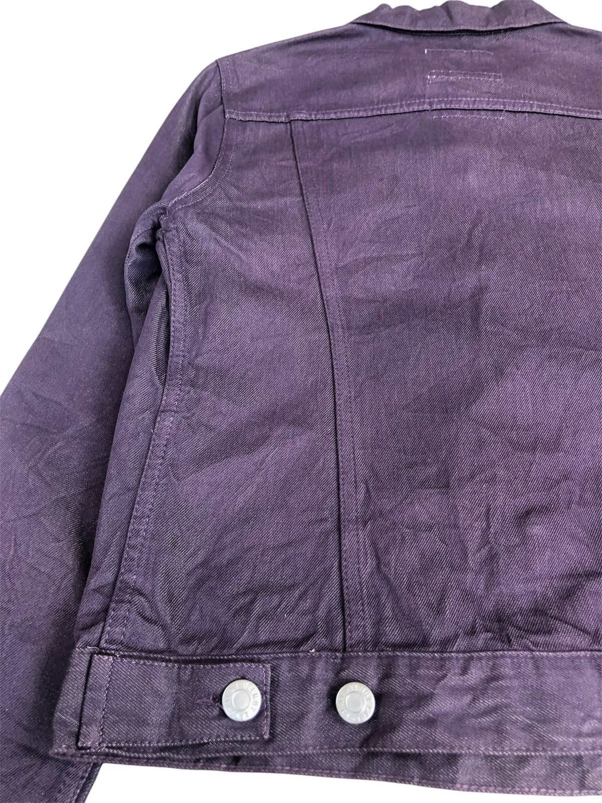 Helmut Lang Helmut Lang Denim Jacket Raw Silk Denim Size US XXS / EU 40 - 11 Thumbnail