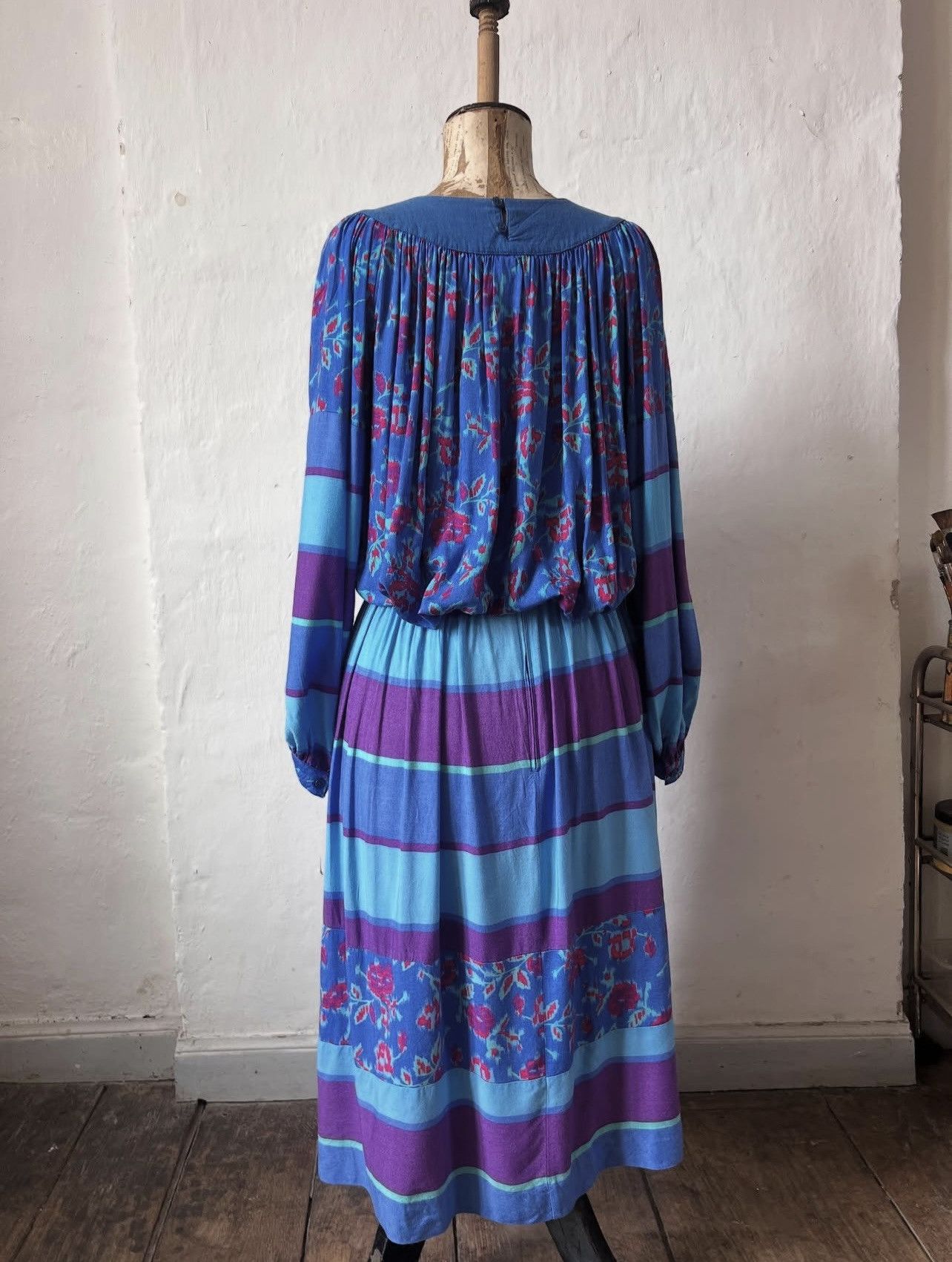 Other Vintage 1970s Anastasia set blouse skirt Francois Viannay Size M / US 6-8 / IT 42-44 - 8 Thumbnail