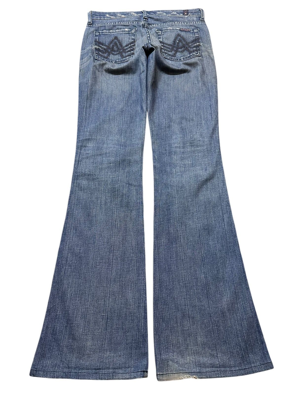 Japanese Brand Vintage Japanese Brand Blue Faded Wash Style Flare Jeans Size US 29 - 2 Thumbnail