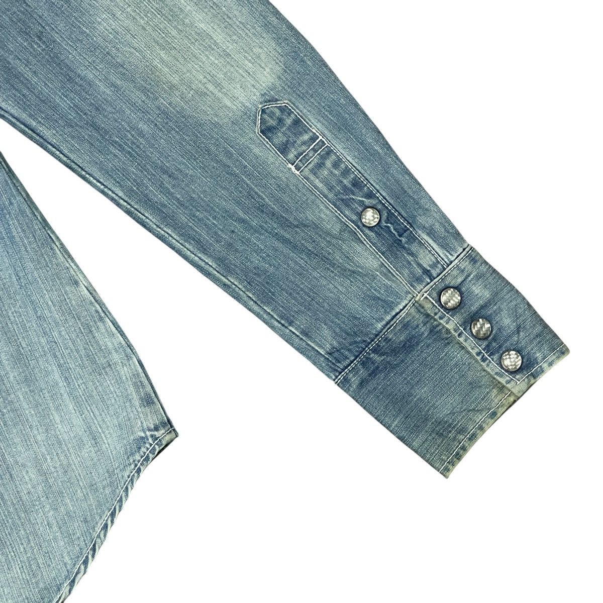 Lithium Vtg Lithium Homme Embroidered Slim Fit Denim Western Jacket Size US S / EU 44-46 / 1 - 15 Thumbnail