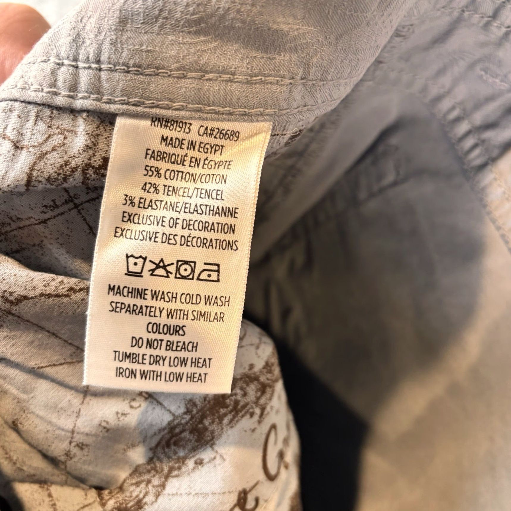 Robert Graham Robert Graham Pants Mens 38x29 Gray 5-Pocket Stretch Cotton Blend Dress Pants Straight Modern Size US 38 / EU 54 - 7 Thumbnail
