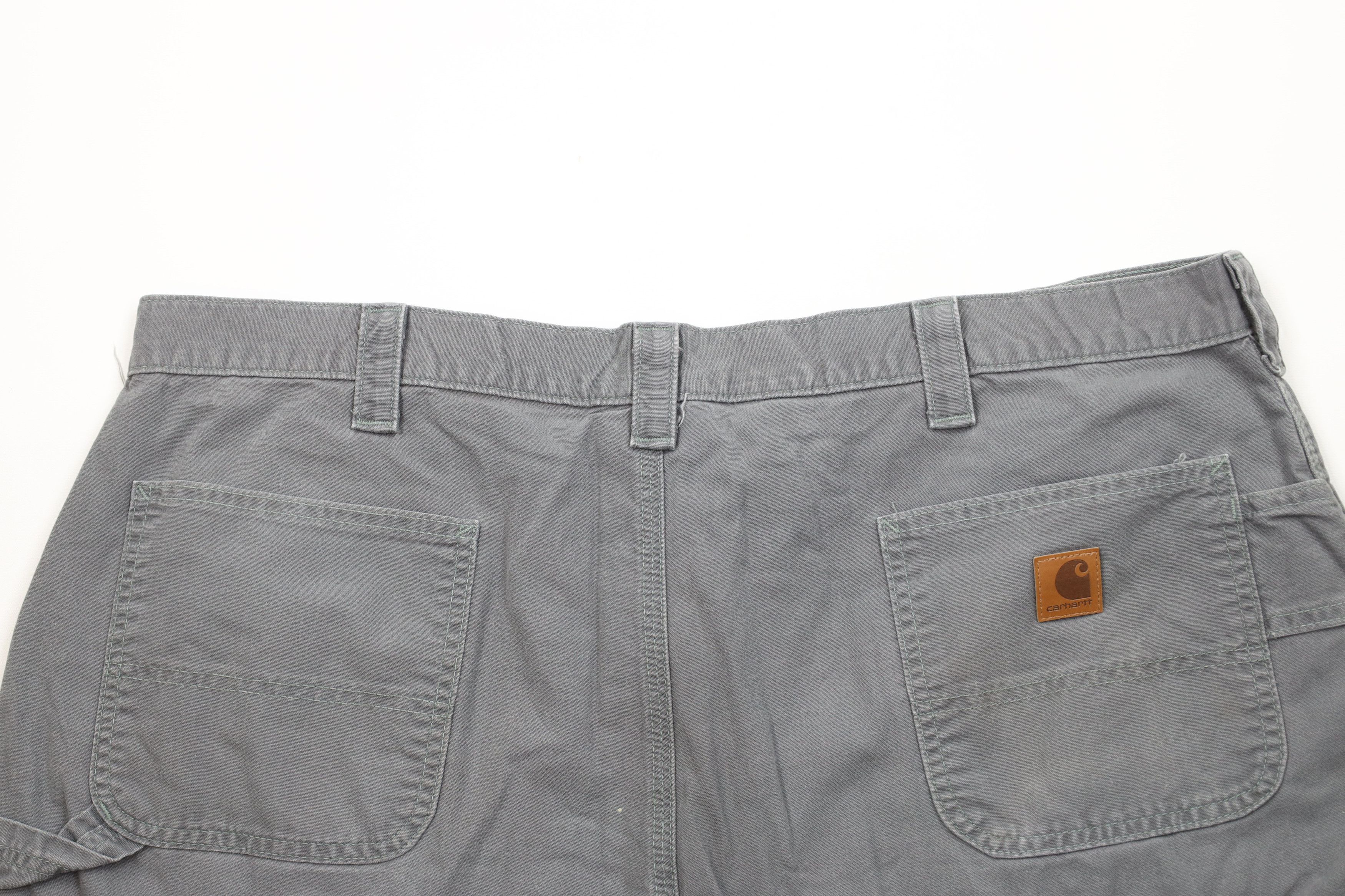 Carhartt Vintage Carhartt Relaxed Fit Dungaree Shorts Gray Cotton Size US 44 / EU 60 - 11 Thumbnail