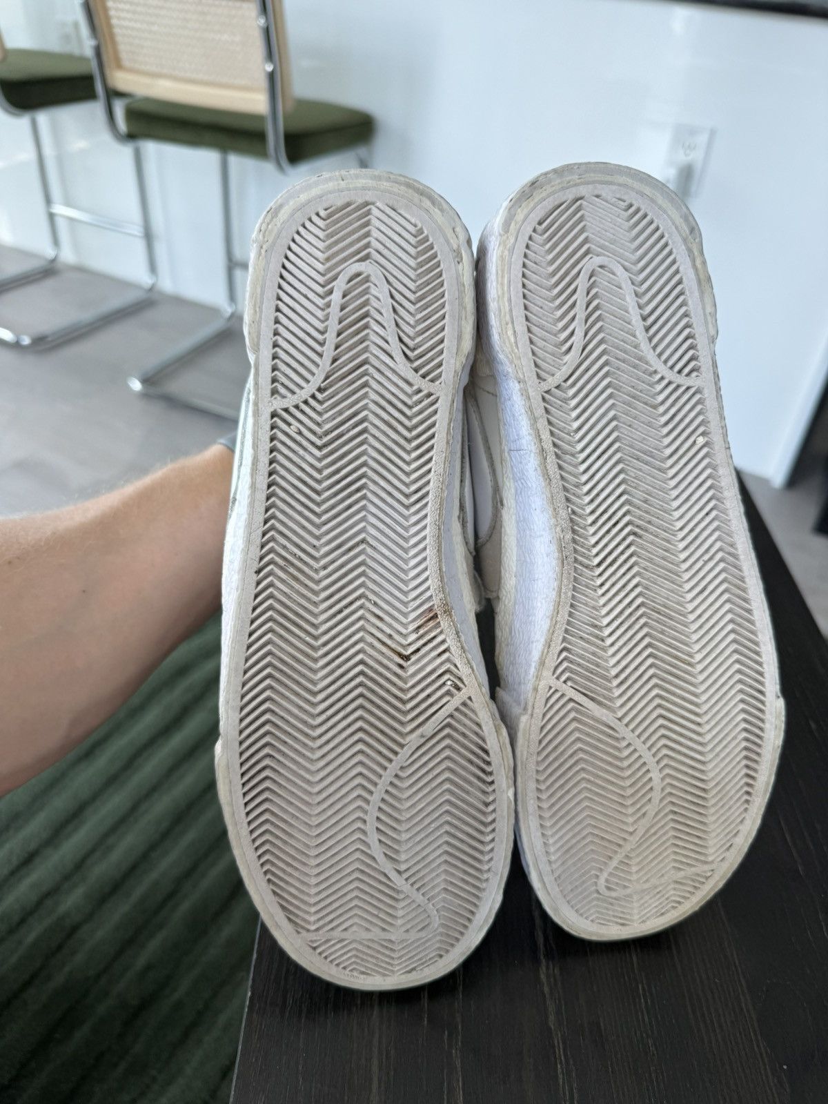 Nike × Sacai Nike sacai x Blazer Low 'White Patent' Size US 9 / EU 42 - 6 Thumbnail