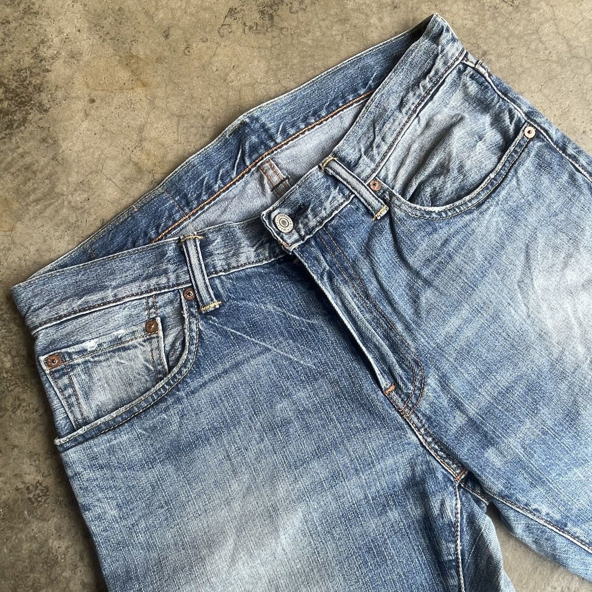 Levi's Vintage Clothing 🔥Vintage Levis 502 Stoned Washed Ripped Distress Denim Jeans Size US 34 / EU 50 - 9 Thumbnail