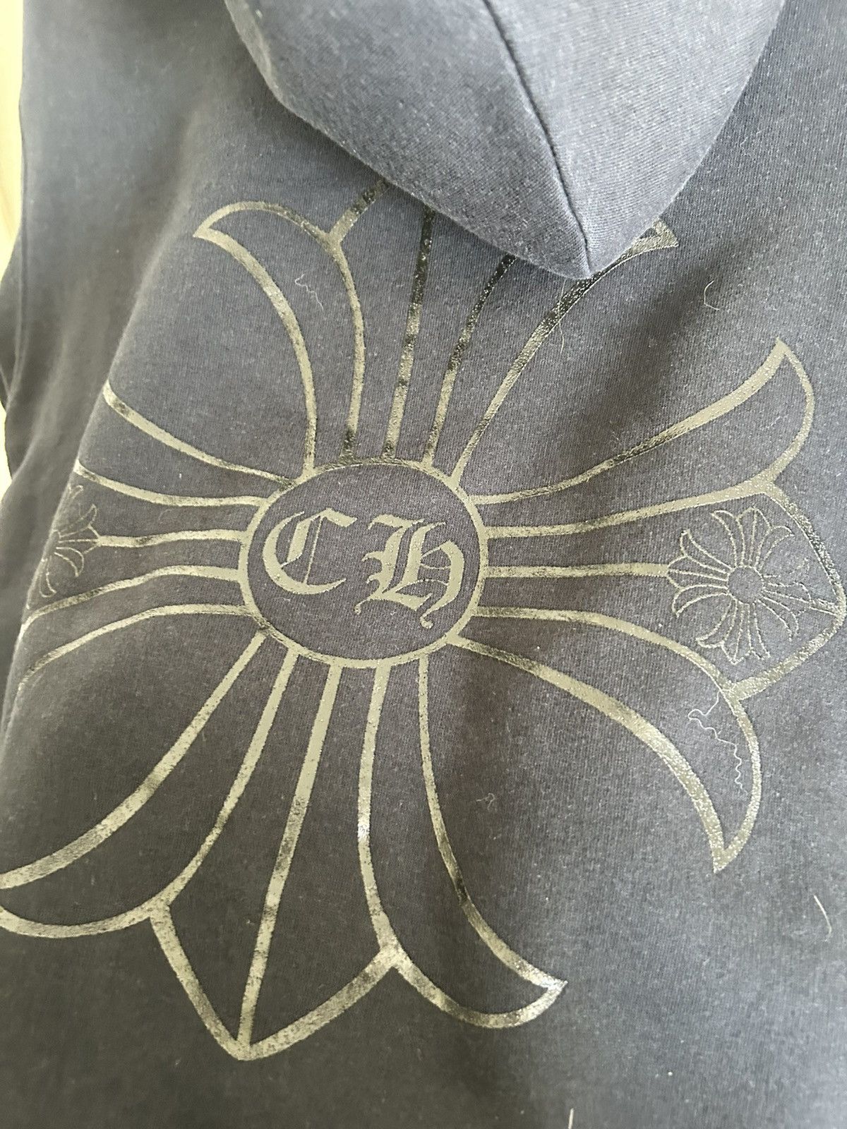 Chrome Hearts Rare Black on Black Thermal Waffle Zip Up Hoodie Size US S / EU 44-46 / 1 - 5 Thumbnail