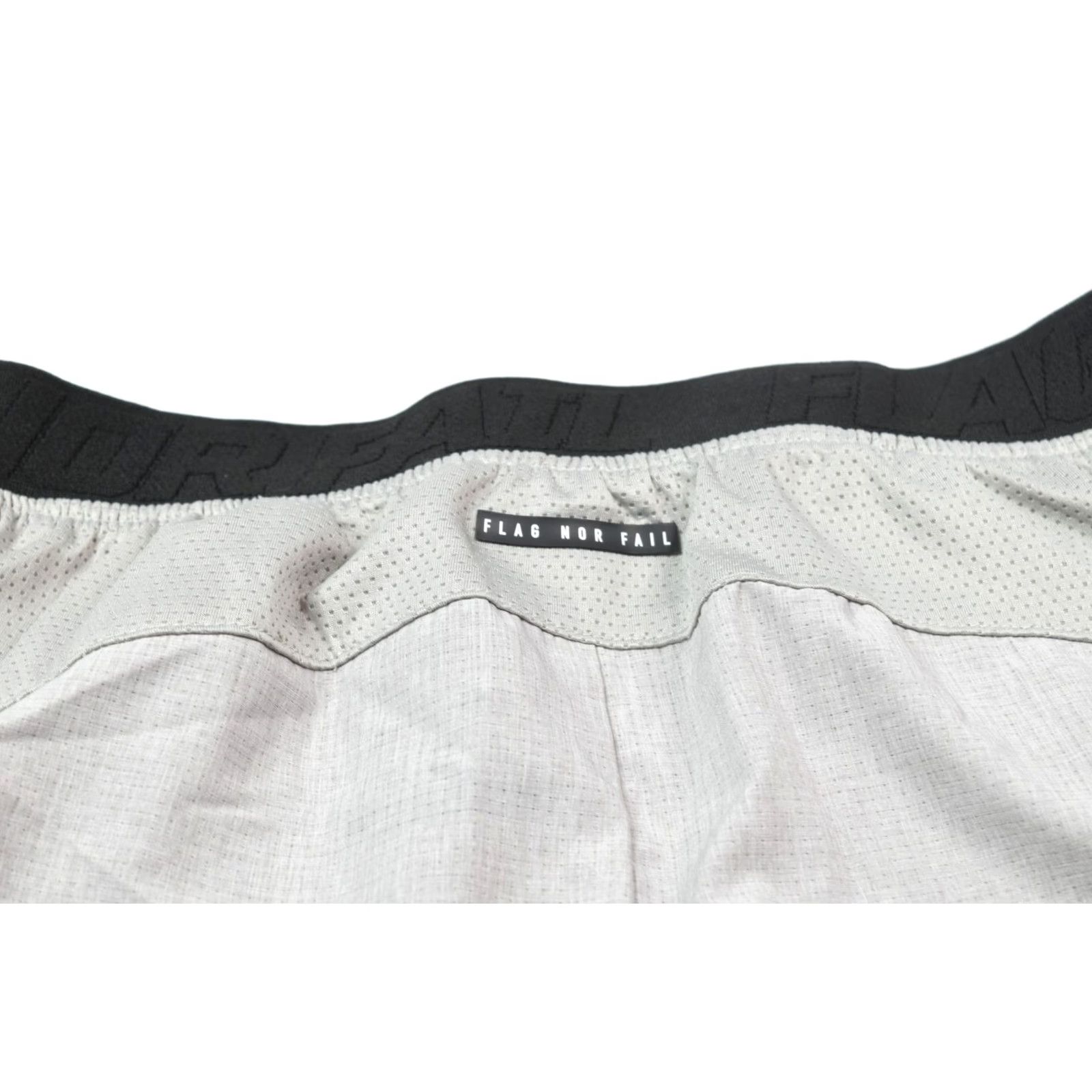 Vintage Flag nor Fail Gym Shorts Mens Small Gray Lightweight Stretch 8" Athletic Fit Size US 29 - 6 Thumbnail