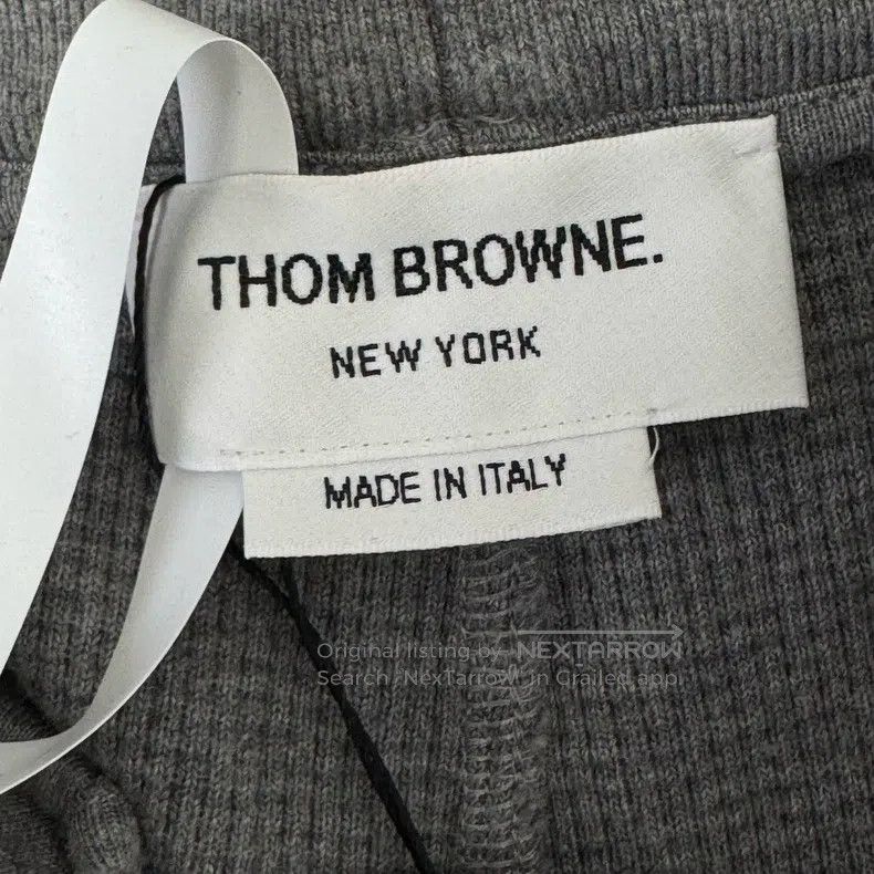 Thom Browne Thom Browne size 2 Gray waffle four stripes shorts Size US 40 / EU 56 - 4 Thumbnail