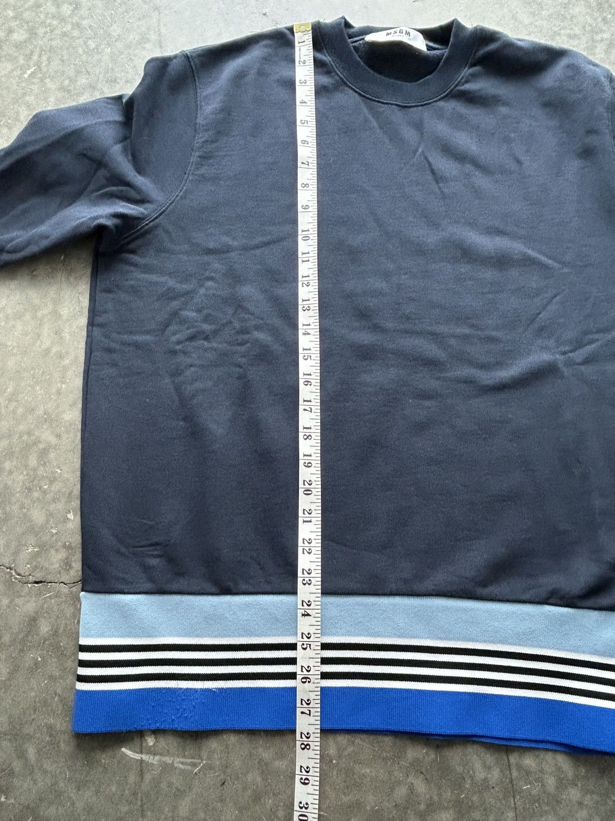 MSGM MSGM Milano Terry Cotton Sweatshirt Size US L / EU 52-54 / 3 - 9 Thumbnail