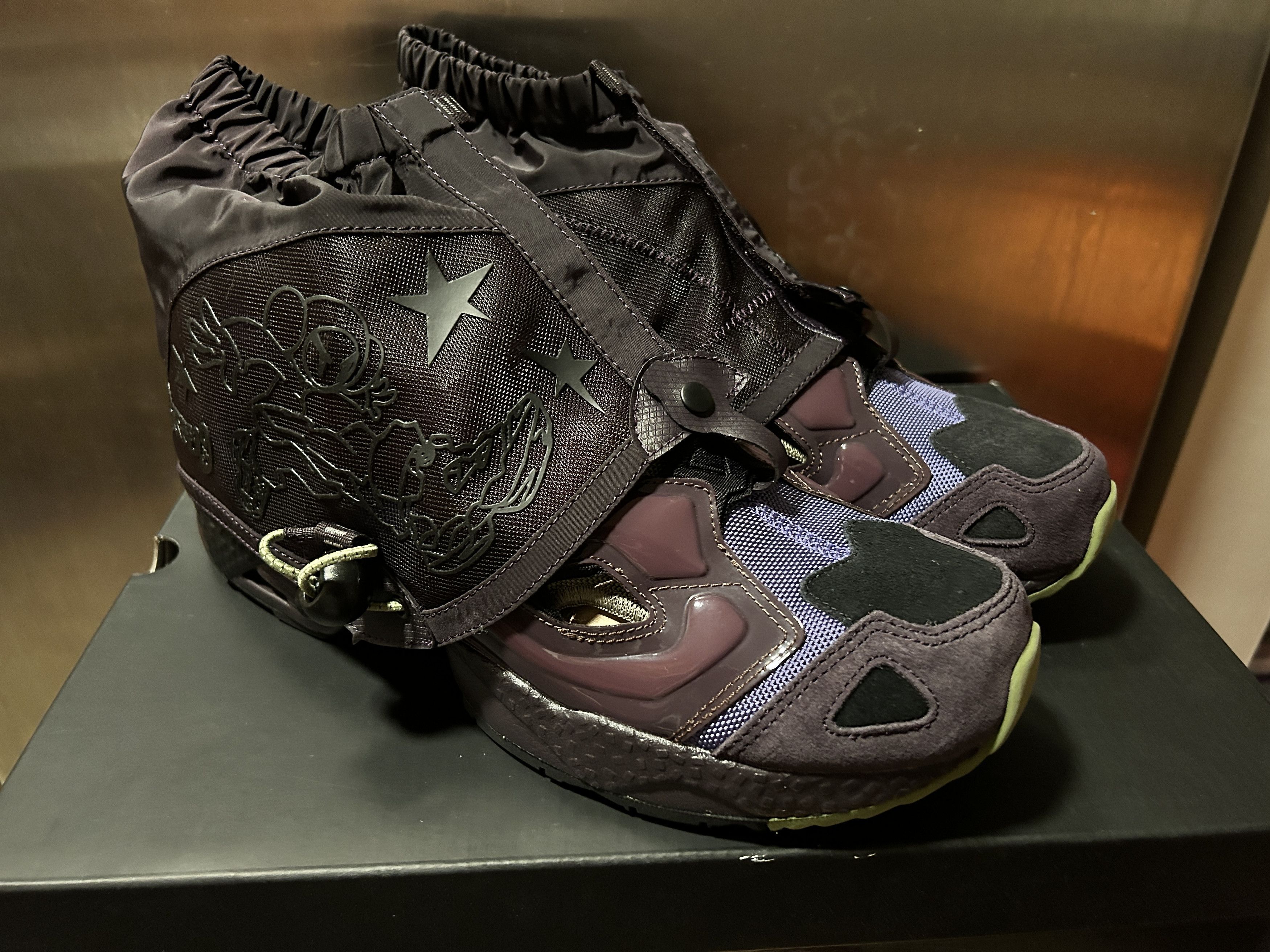 image of Happy99 x Reebok H99 X Reebok Instapump Fury 95 - Purple/midnight-Earth Shoes, Men's (Size 10)