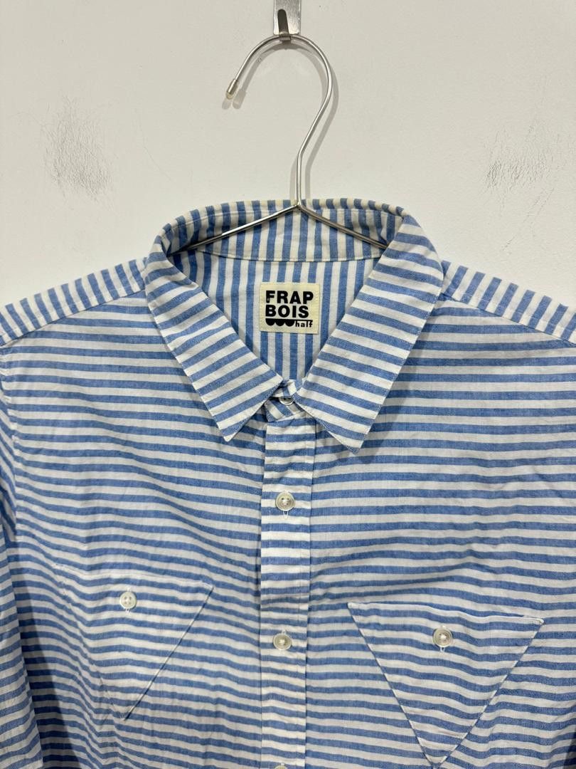 Frapbois Frapbois Half Issey Miyake Triangle Pockets Shirt Size US M / EU 48-50 / 2 - 2 Thumbnail