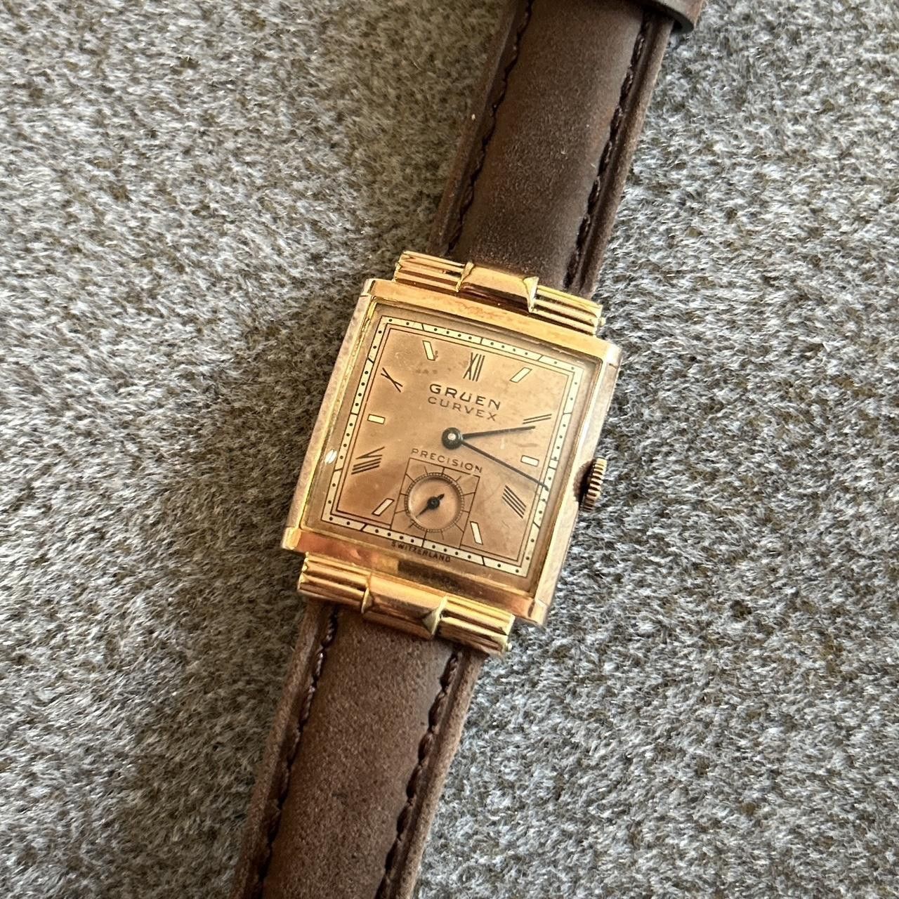 Other Vintage Gruen Curvex Watch Size 26 - 2 Thumbnail