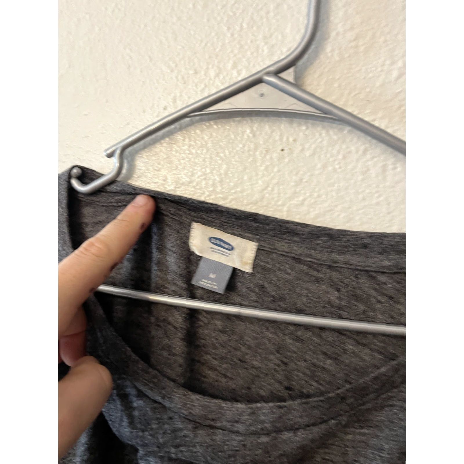 Old Navy Old Navy Womens Round Neck 3/4 Sleeve Top Tee Gray Medium Size M / US 6-8 / IT 42-44 - 2 Thumbnail