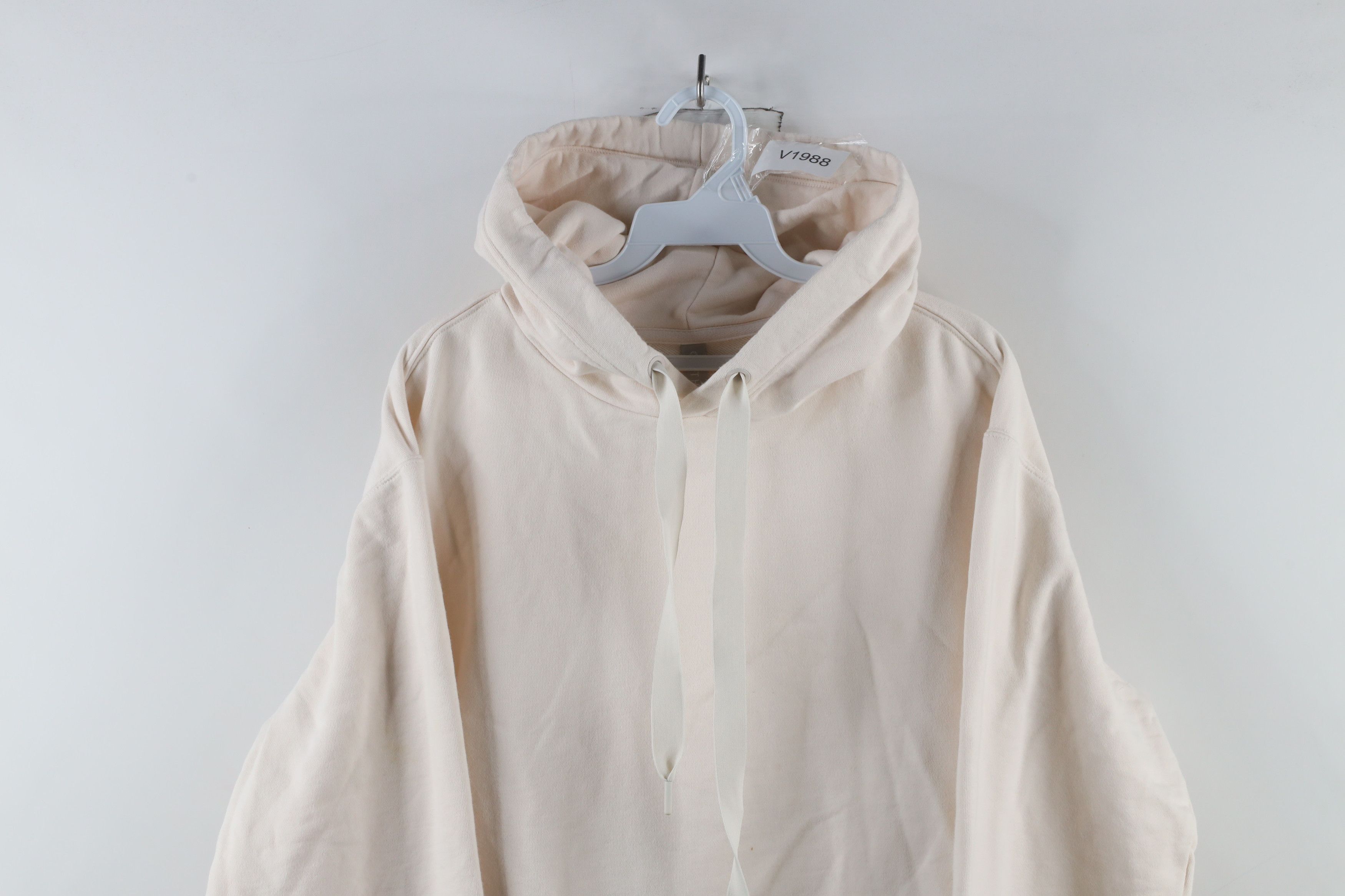 Athleta × Vintage Athleta Distressed Yogi High Low Oversized Hoodie Light Pink Size M / US 6-8 / IT 42-44 - 2 Thumbnail
