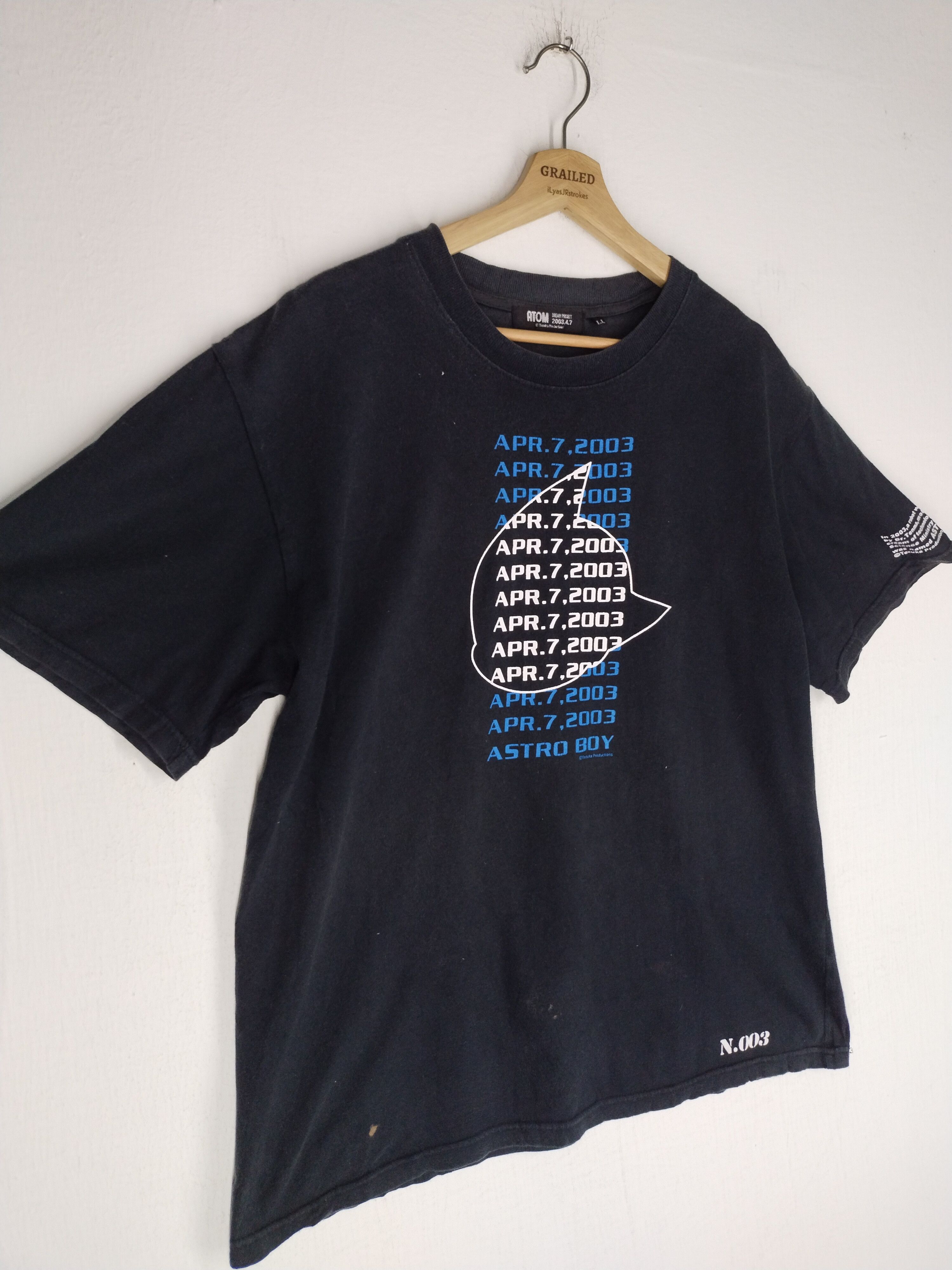 Japanese Brand × Vintage Vintage Astro Boy N.003 Atom Anime Movie Japanese Tee Size US L / EU 52-54 / 3 - 6 Thumbnail