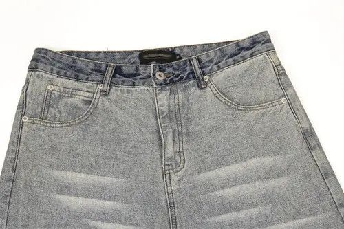 Japanese Brand × Jean Pants Trendy street casual distressed washed straight jeans Size US 32 / EU 48 - 4 Thumbnail