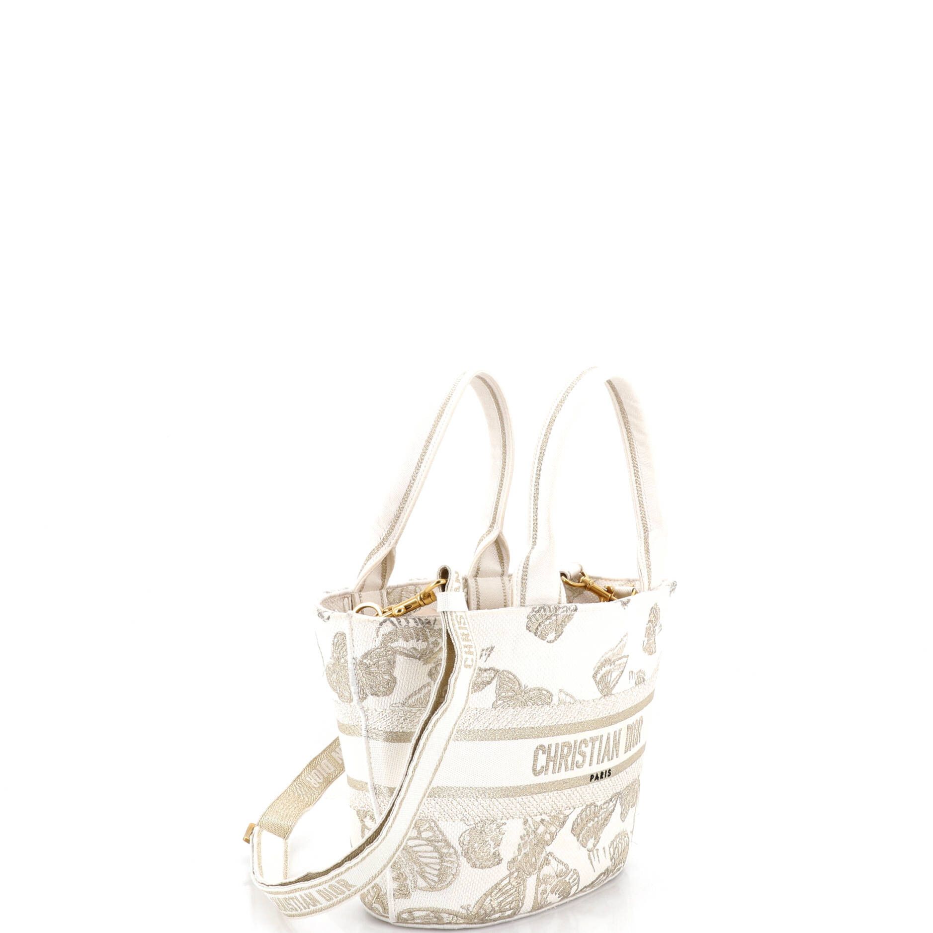 Dior Panier Chapeau Bag Embroidered Canvas Size ONE SIZE - 1 Thumbnail