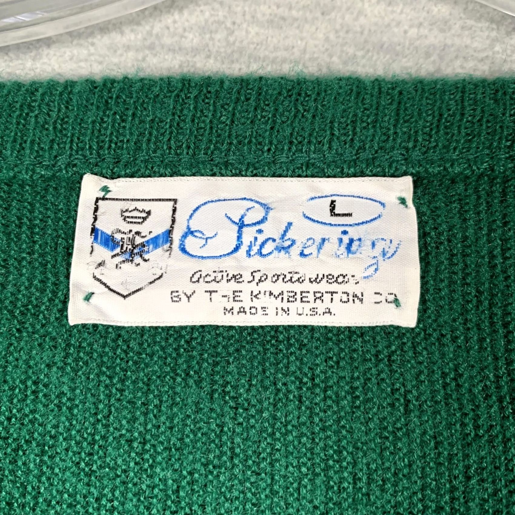 Vintage VINTAGE Pickering Sweater Mens L Green V Neck Seaview Golf Tennis Pullover Size US L / EU 52-54 / 3 - 6 Thumbnail