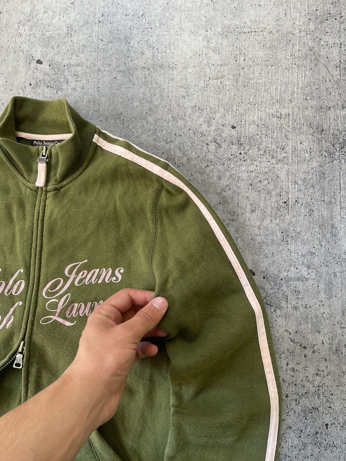 If Six Was Nine × Polo Ralph Lauren Y2K Polo Jeans Ralph Lauren Zip Up Pullover Big Logo Size S / US 4 / IT 40 - 5 Thumbnail