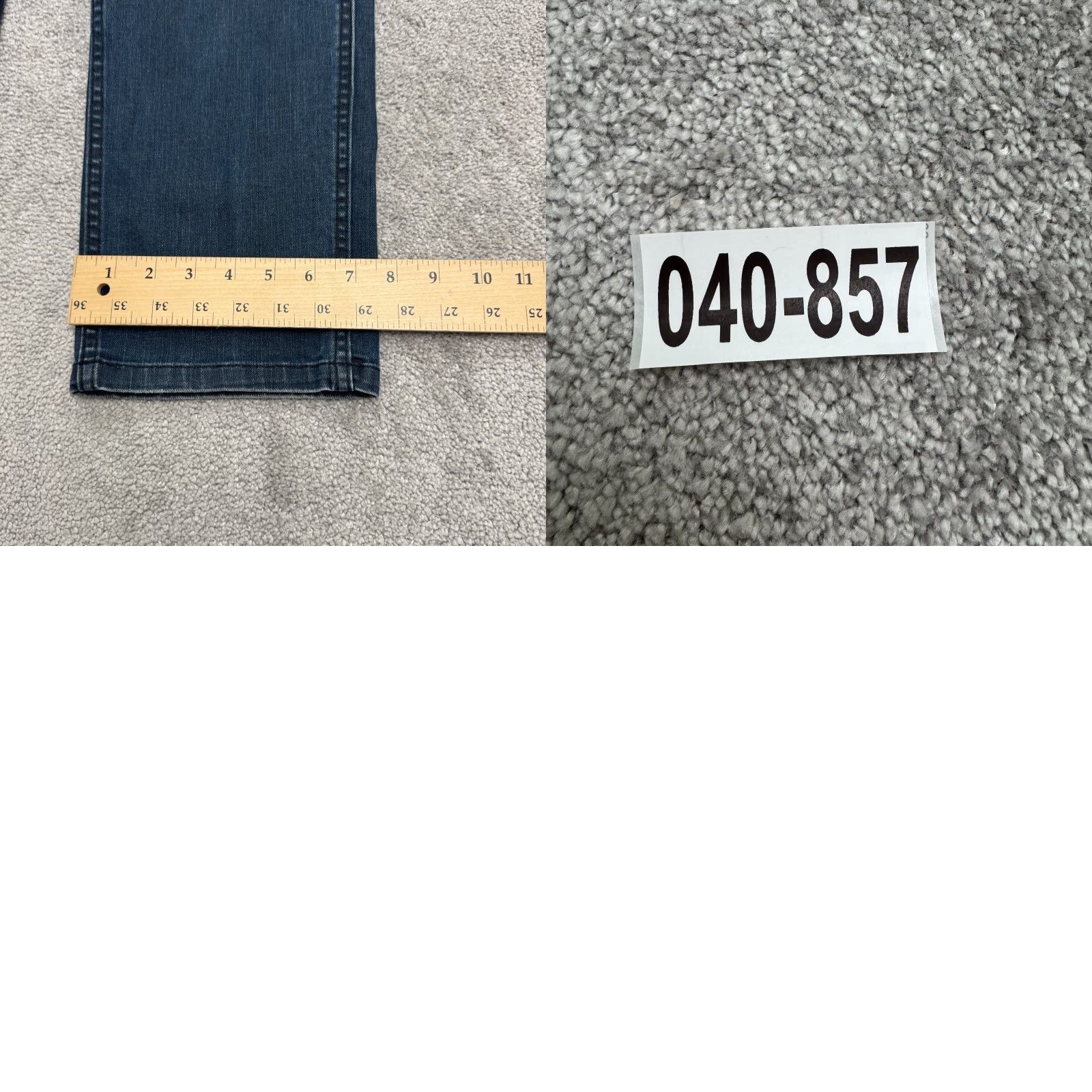 Levi's Levi's 511 Jeans Straight Regular Mens 36x25 Blue Dark Wash Denim Cropped Hem Casual Size US 36 / EU 52 - 10 Thumbnail