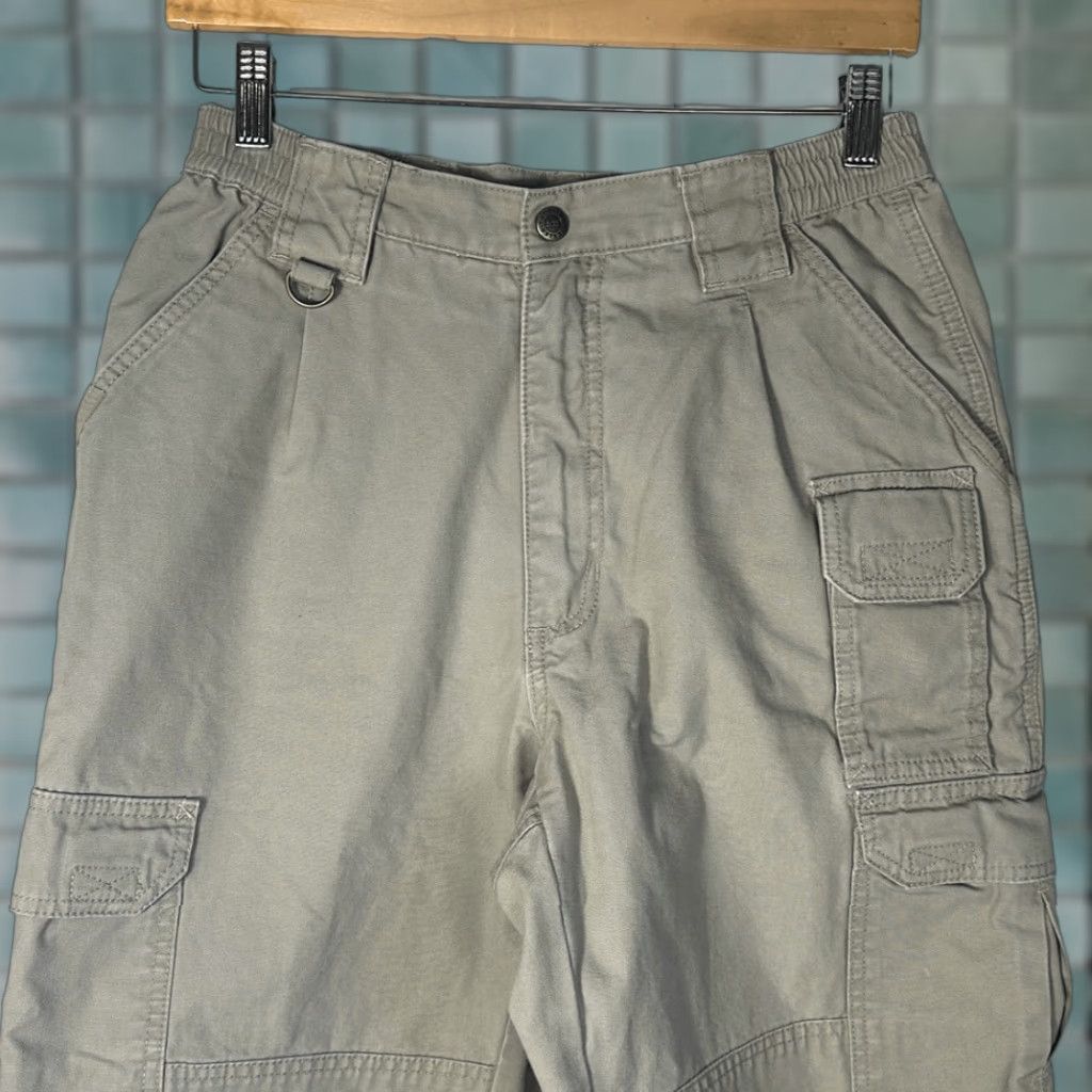 Vintage VINTAGE 5.11 Tactical Men's Cotton Canvas Pants Cargo Utility Style 74251 Tan 30/30 Cargo Pants Mens 30 Tan Size US 30 / EU 46 - 1 Thumbnail