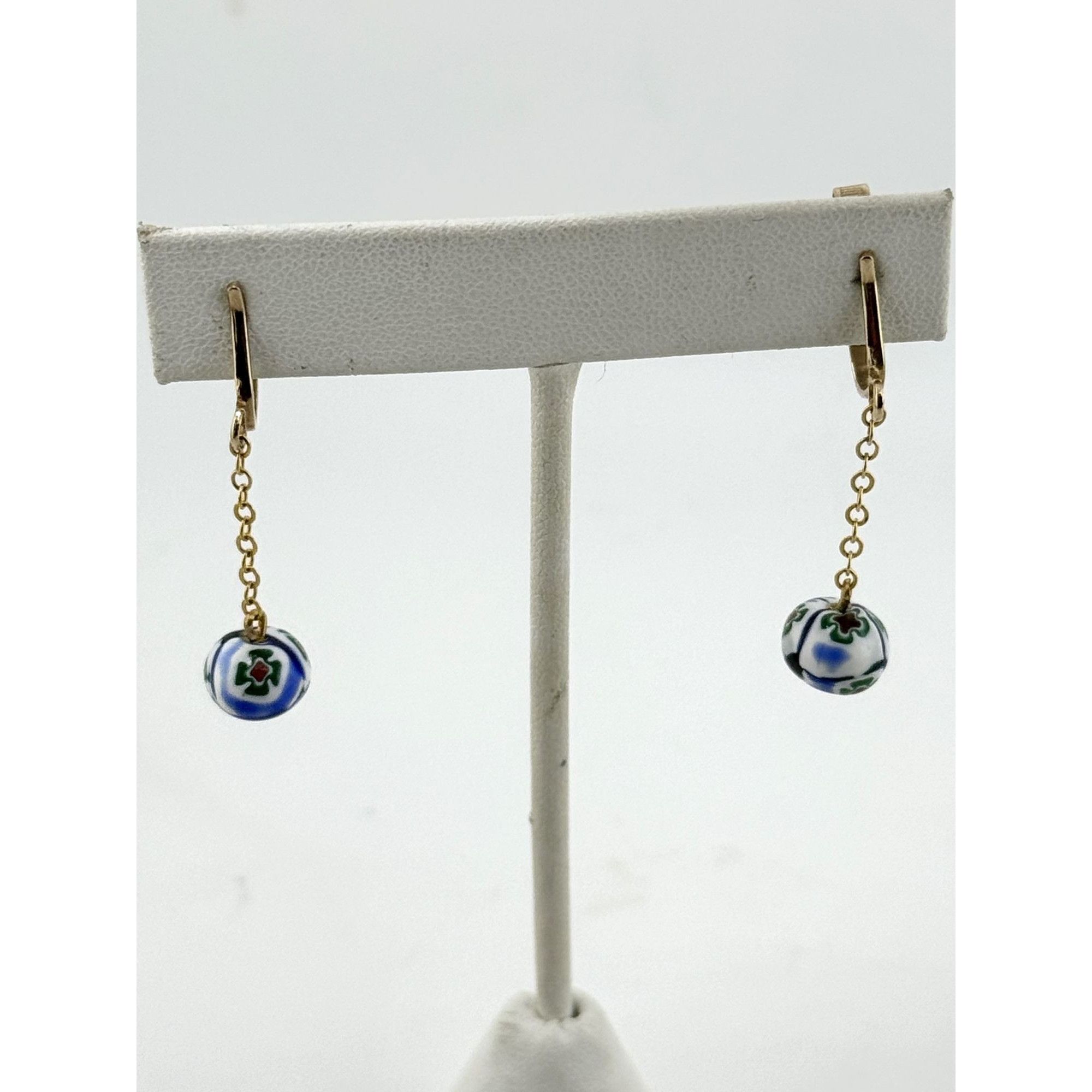Vintage Vintage Murano glass chain earrings Size ONE SIZE - 2 Thumbnail