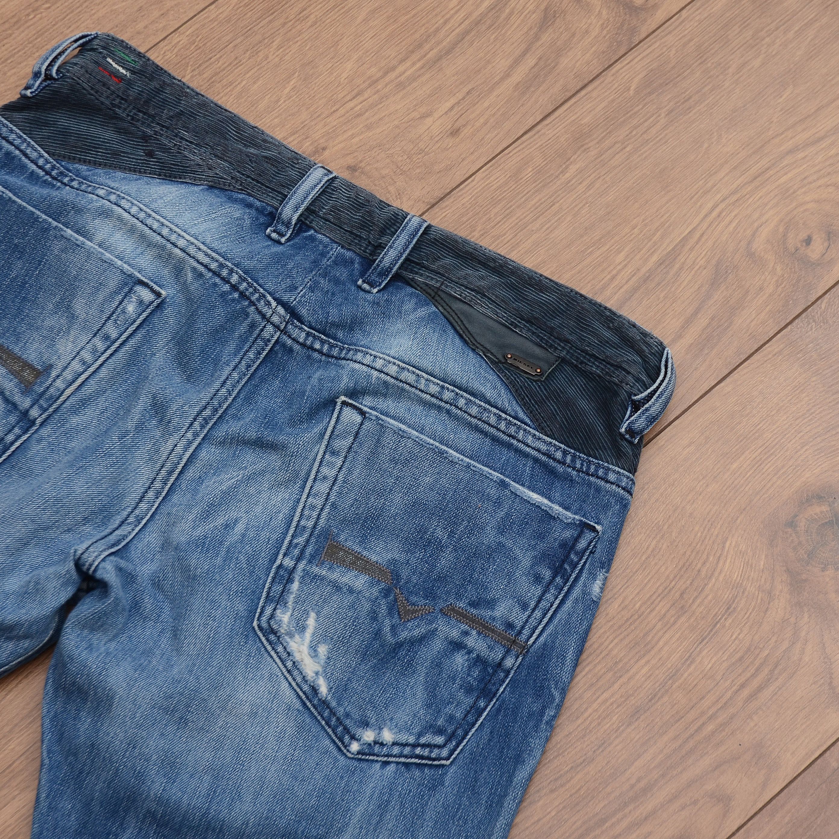 Diesel Diesel Reconstructed Reyhan Denim Pants Size 30 Size US 30 / EU 46 - 9 Thumbnail