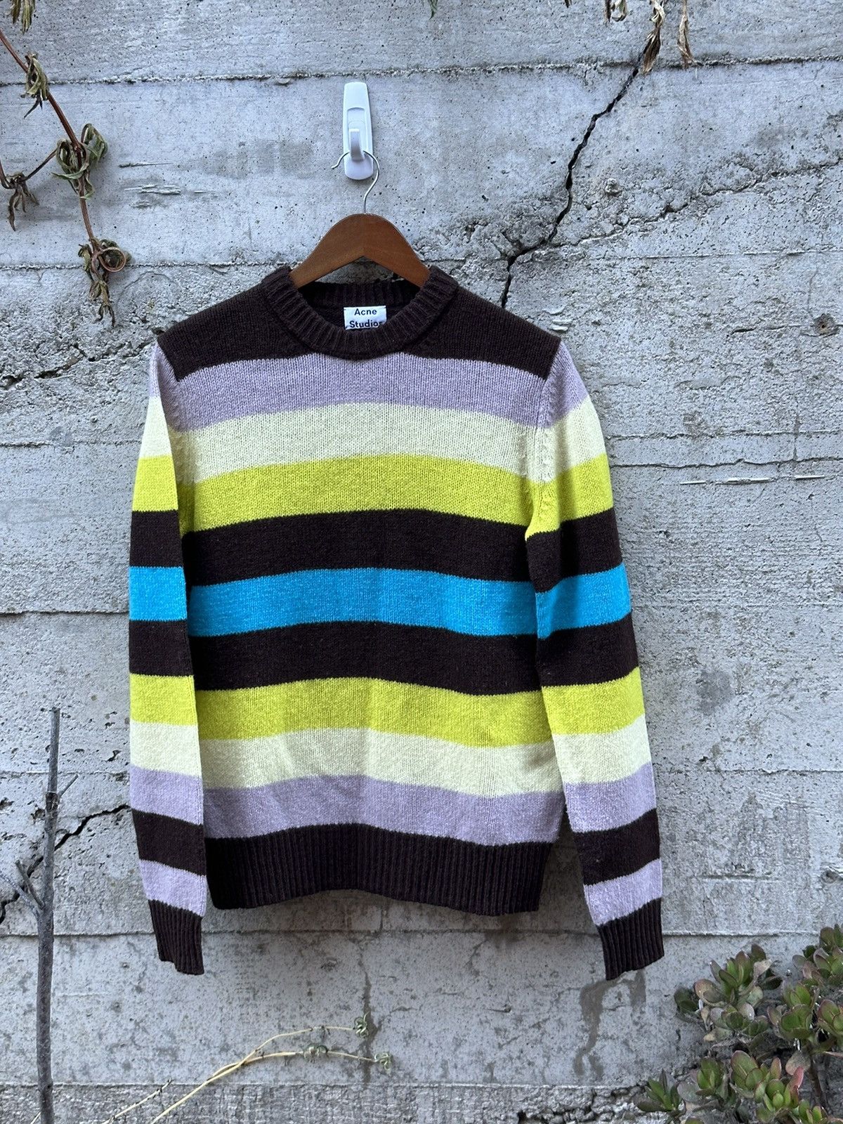 Acne Studios RARE GRAIL Acne Studios multi border sweater Size US M / EU 48-50 / 2 - 2 Thumbnail